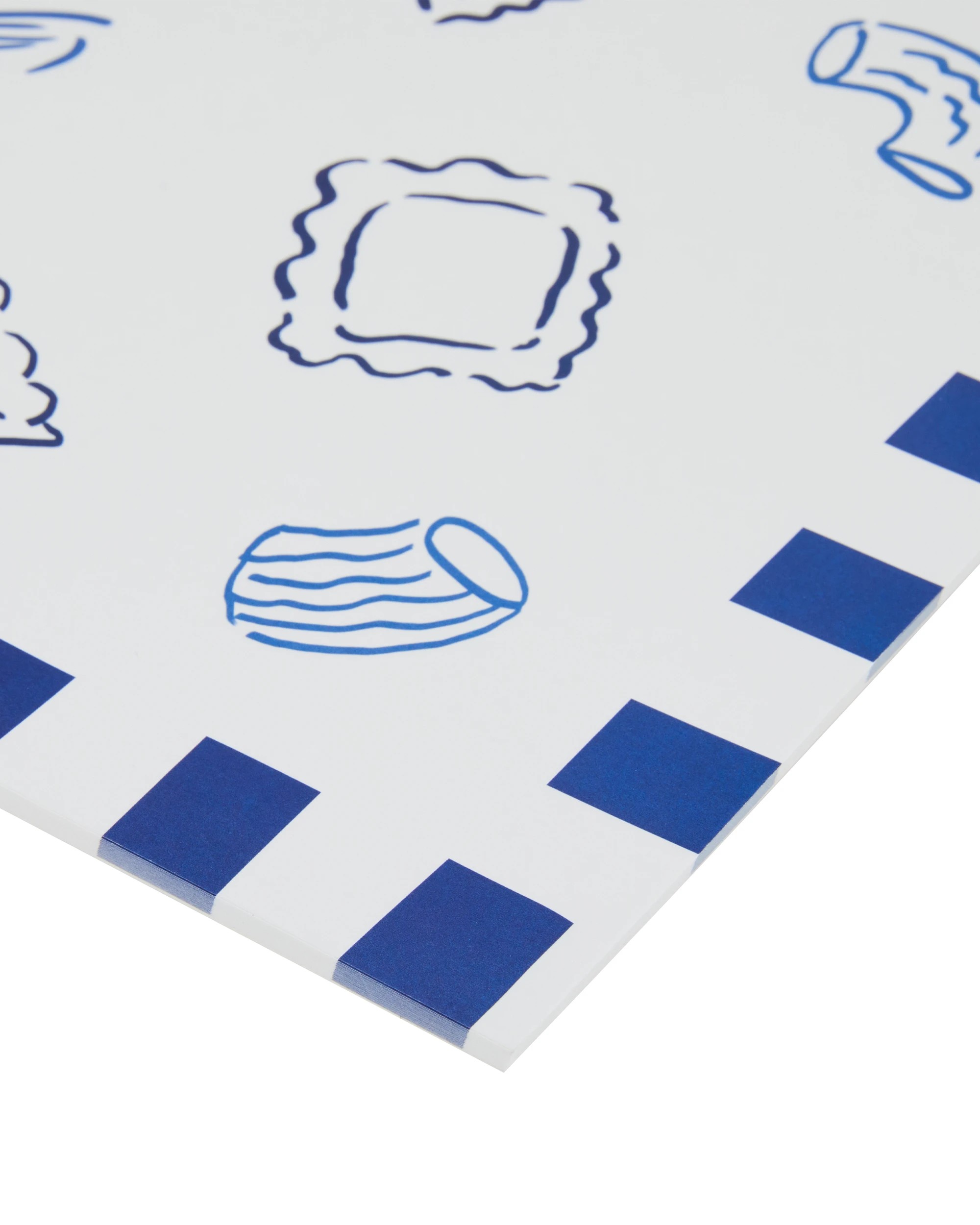 2 24 Piece Blue and White Printed Paper Placemats, 2 of 3