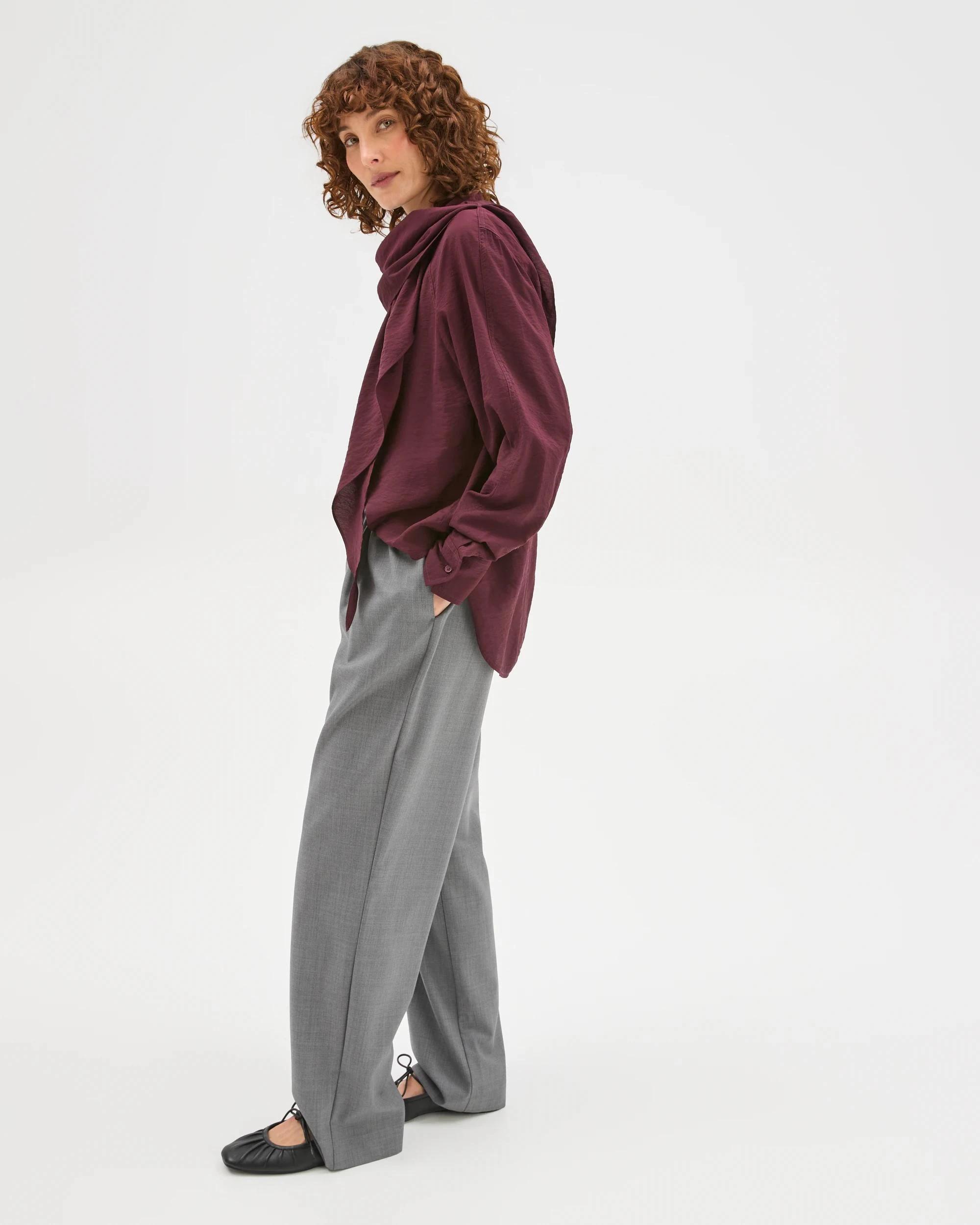4 Preview Scarf Neck Blouse PINOT, 4 of 7