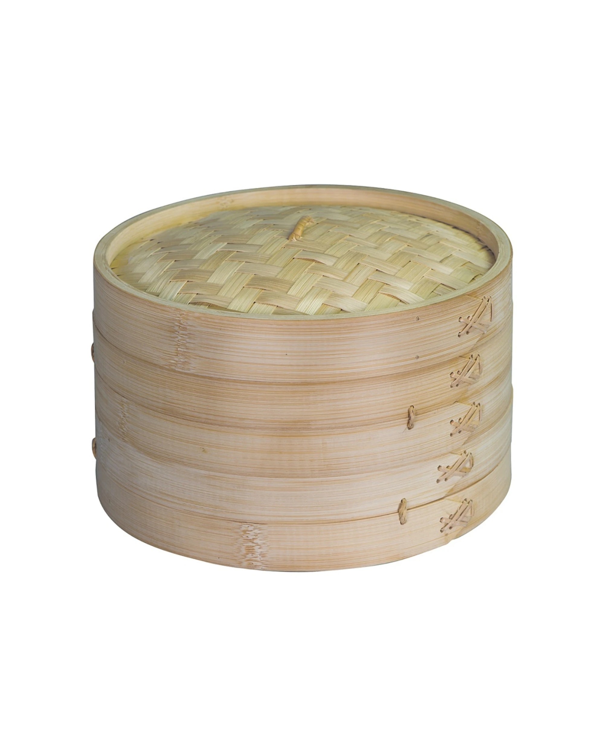 1 Avanti Traditional Bamboo Steamer Basket 25.5cm With Domed Lid - Natural, 1 of 1