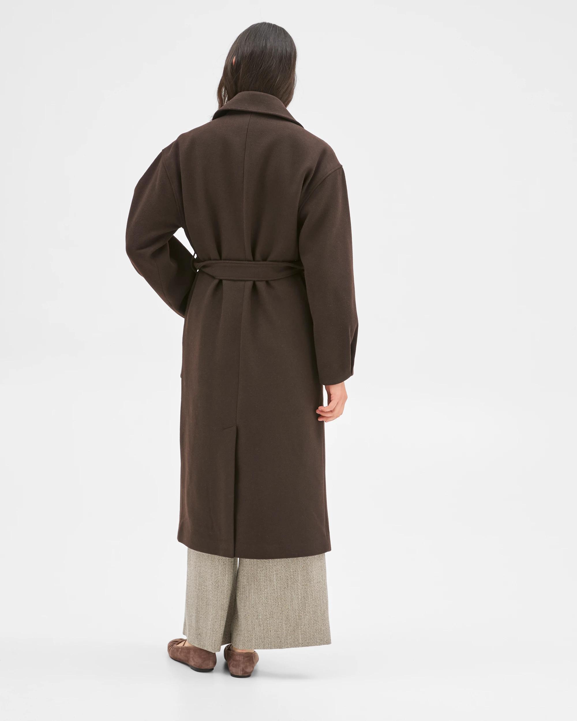 8 Preview Wrap Belted Coat TRUFFLE, 8 of 8