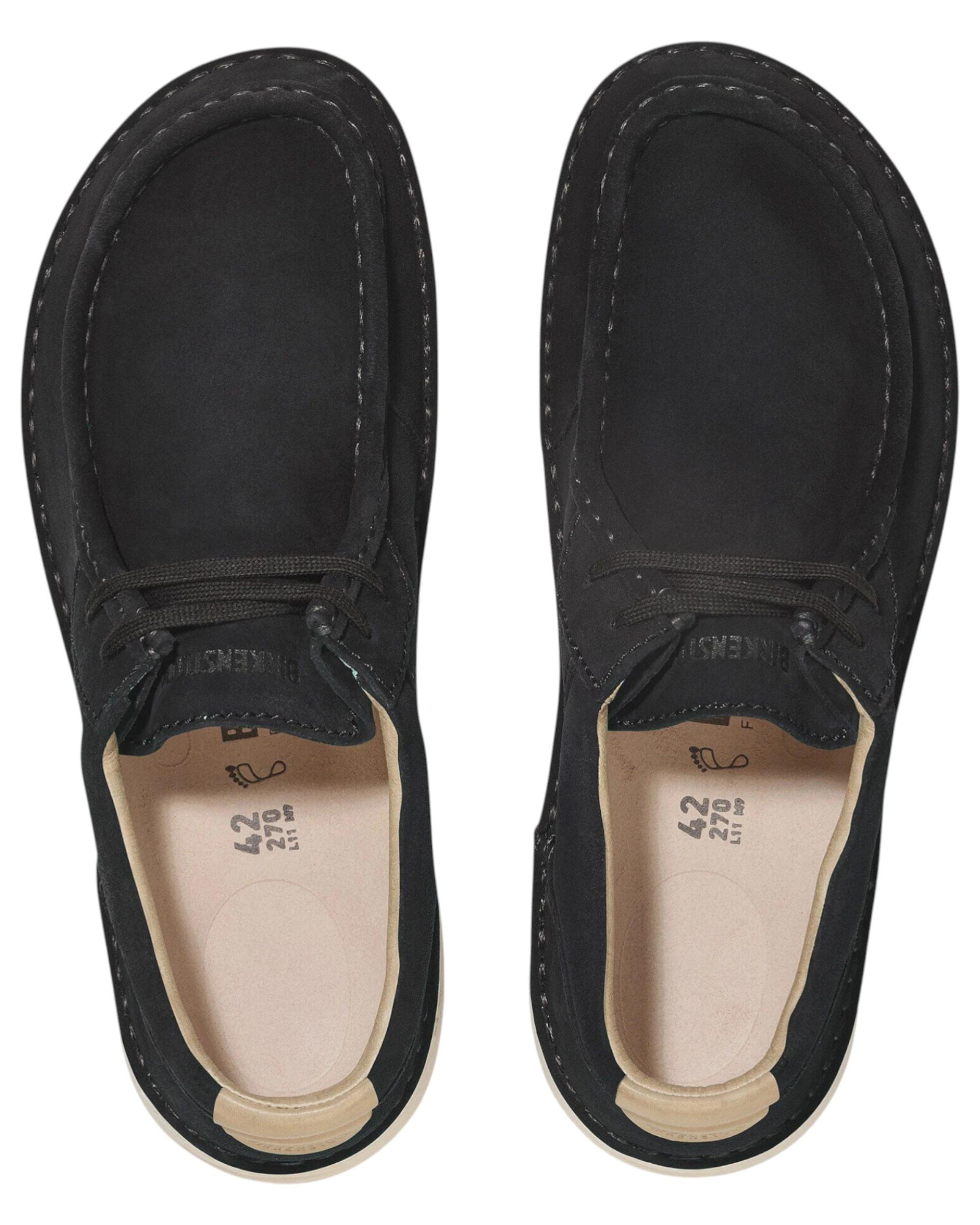 7 Birkenstock Mens Pasadena Suede Leather Casual Sneaker BLACK, 7 of 8