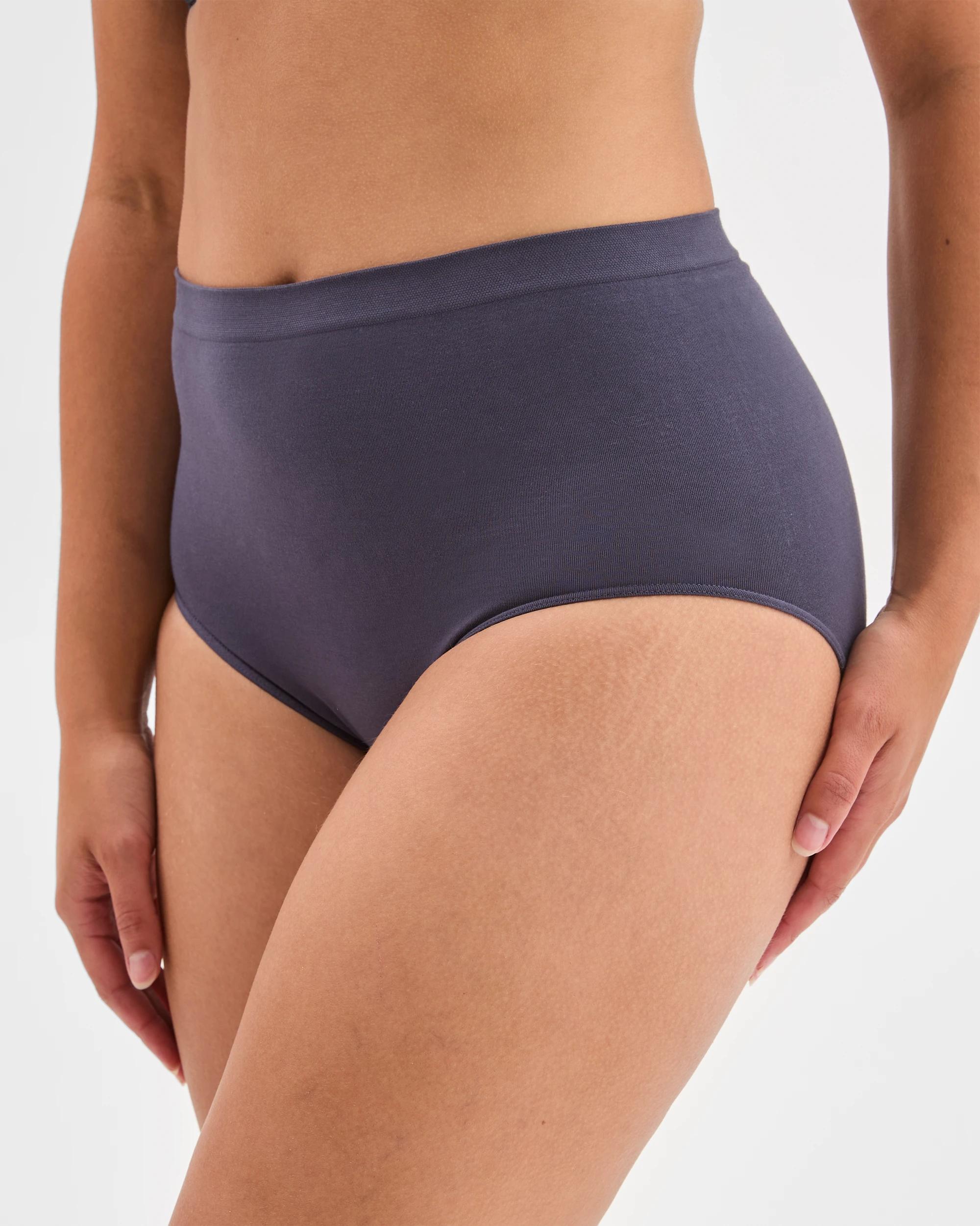 2 Target Australian Cotton Blend 2 Pack Seamfree Full Briefs WINTER BLUE, 2 of 4