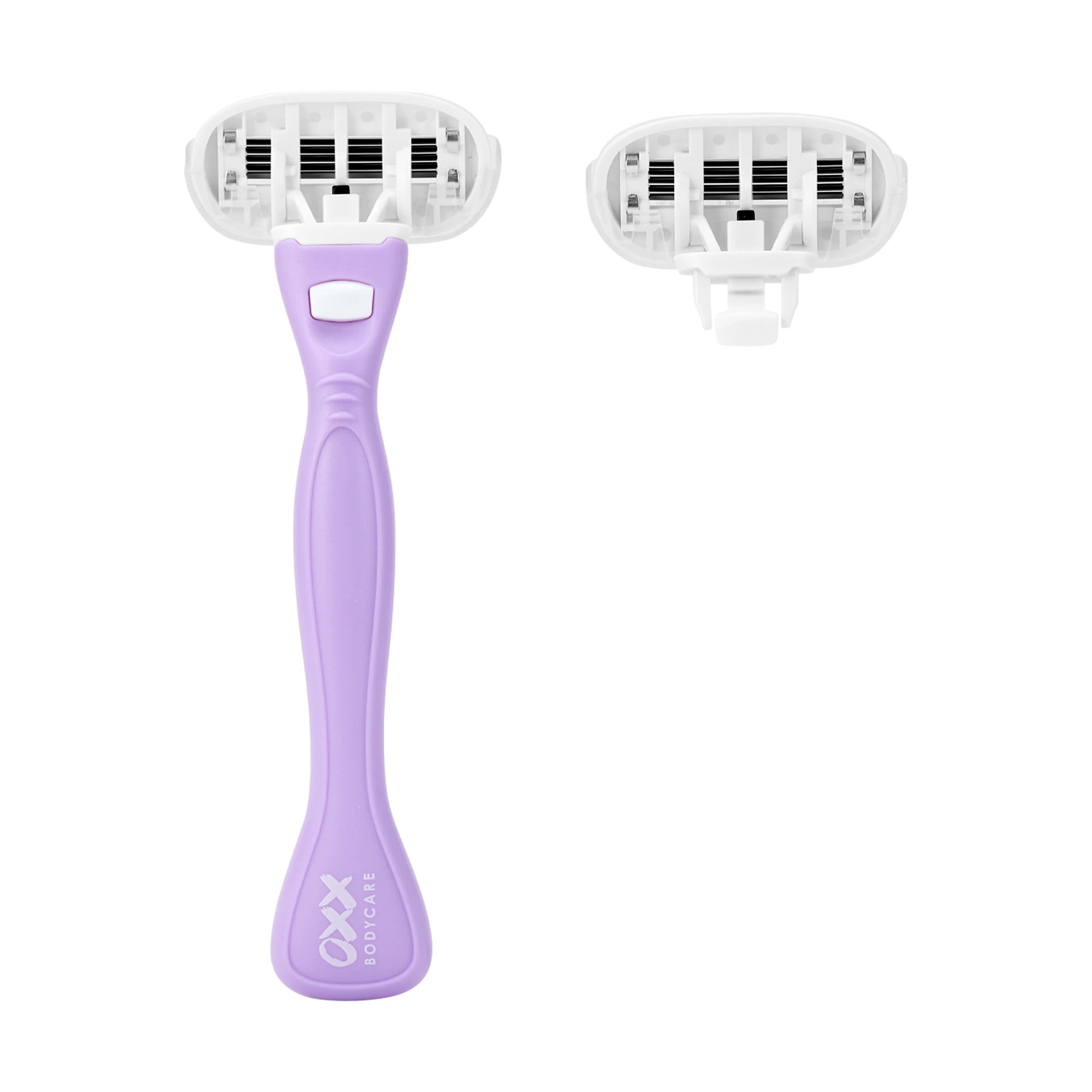 3 OXX Bodycare Smooth Reusable Razor - Purple, 3 of 5