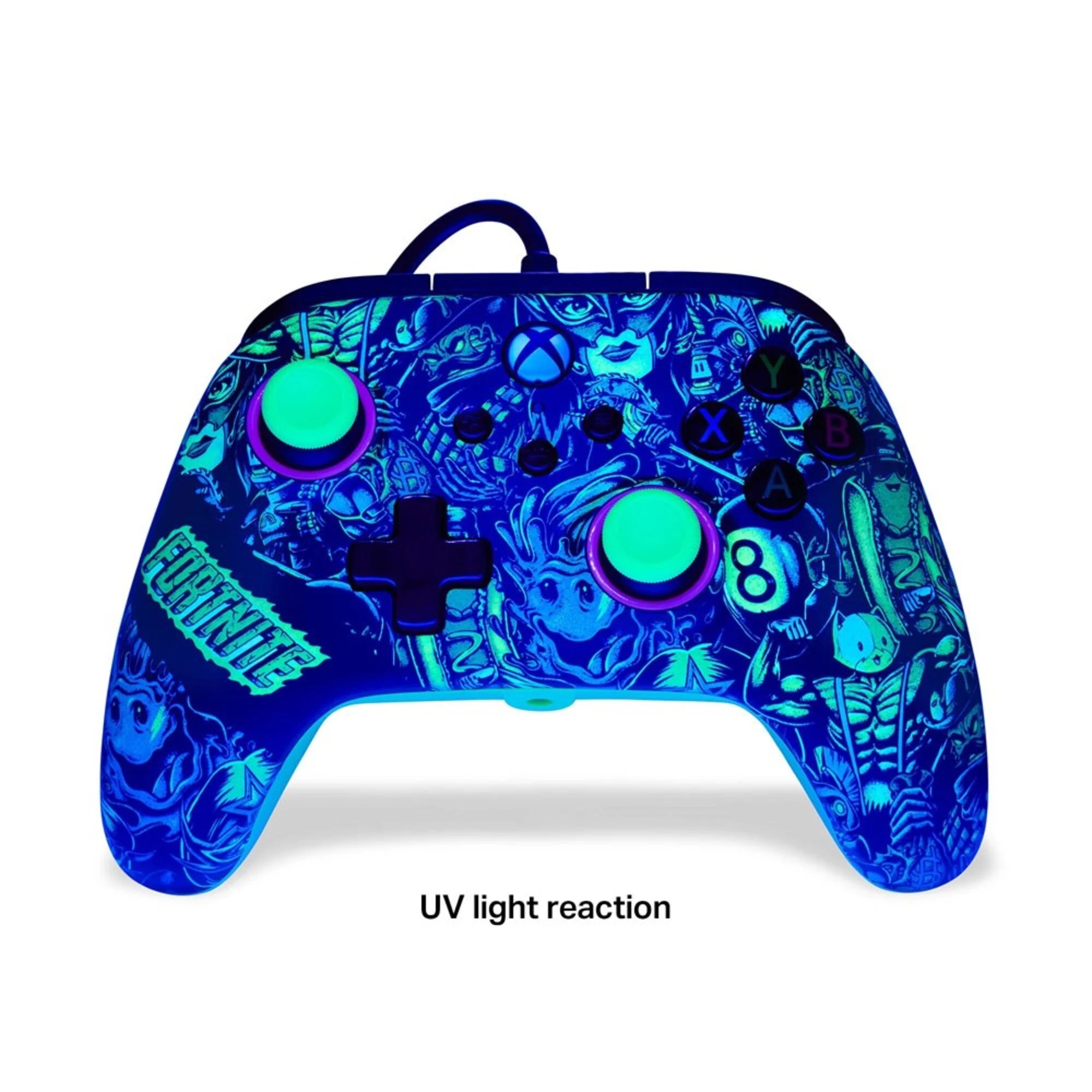 4 PowerA - Advantage Wired Controller for Xbox Series X|S - Fortnite Glow - Multi, 4 of 5