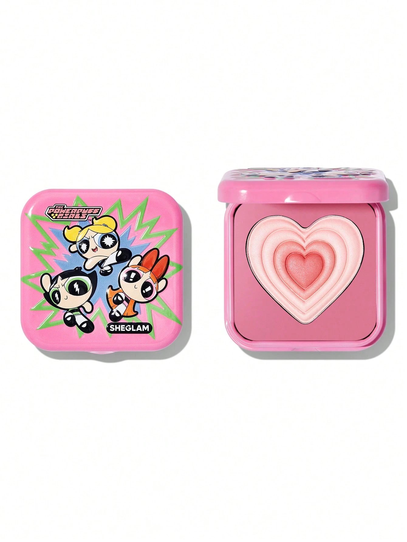 1 The Powerpuff Girls x SHEGLAM Tough Love Shimmer Blush - Utonium, 1 of 5
