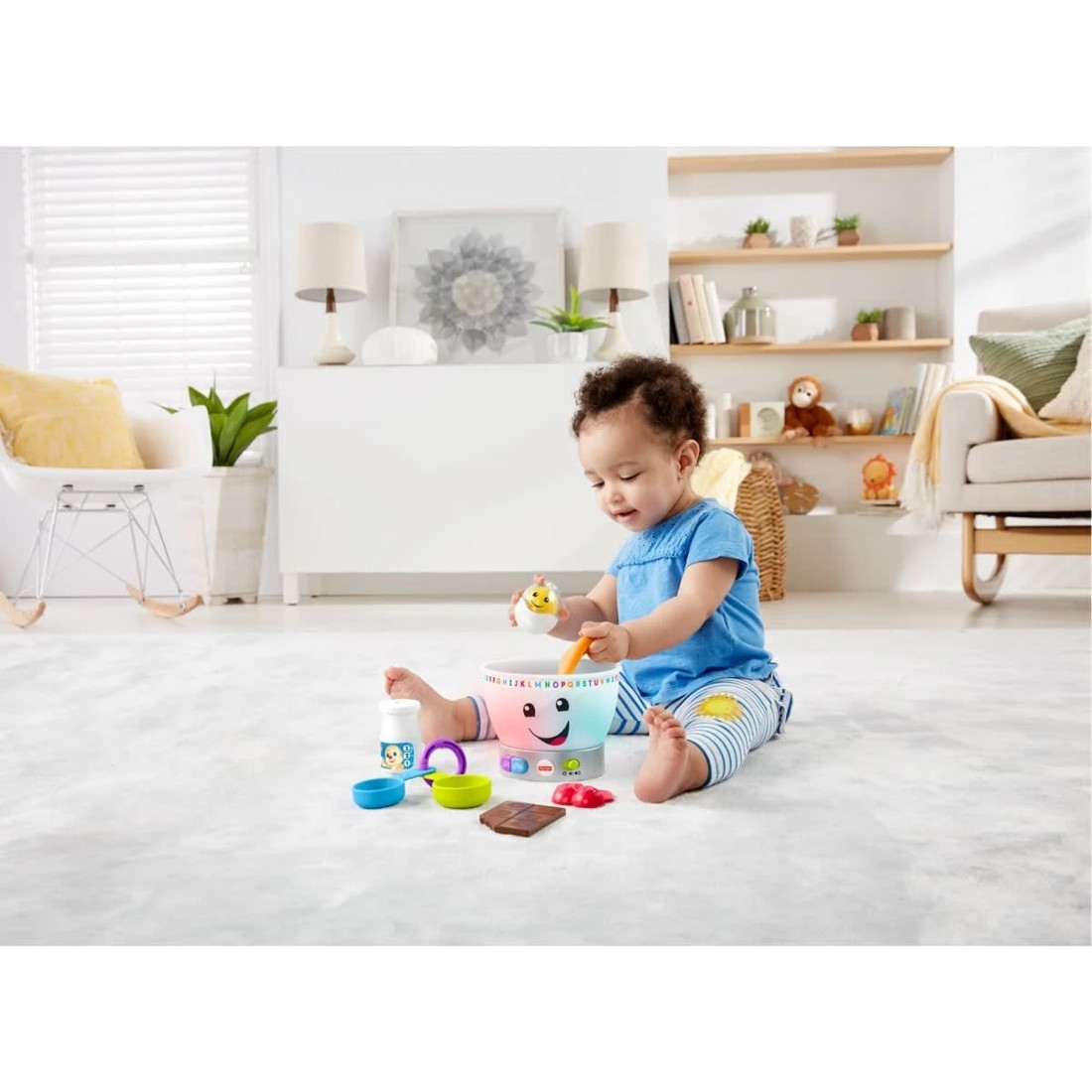 5 Fisher-Price Laugh and Learn Magic Color Mixing Bowl, 5 of 6