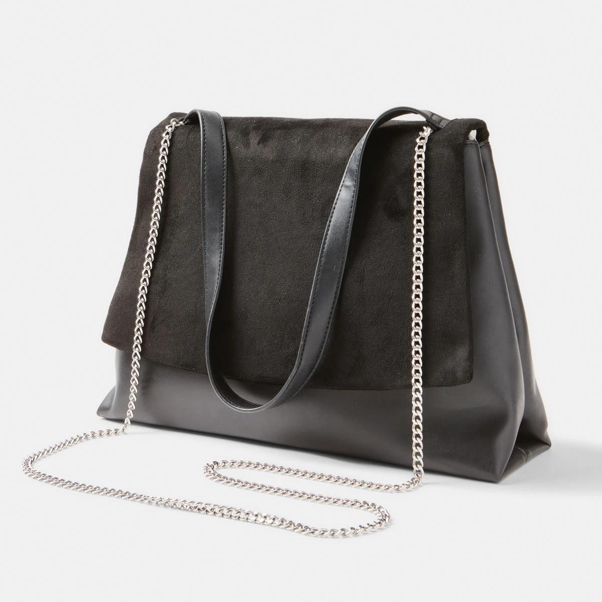 2 Front Flap Crossbody Bag BLACK, 2 of 6