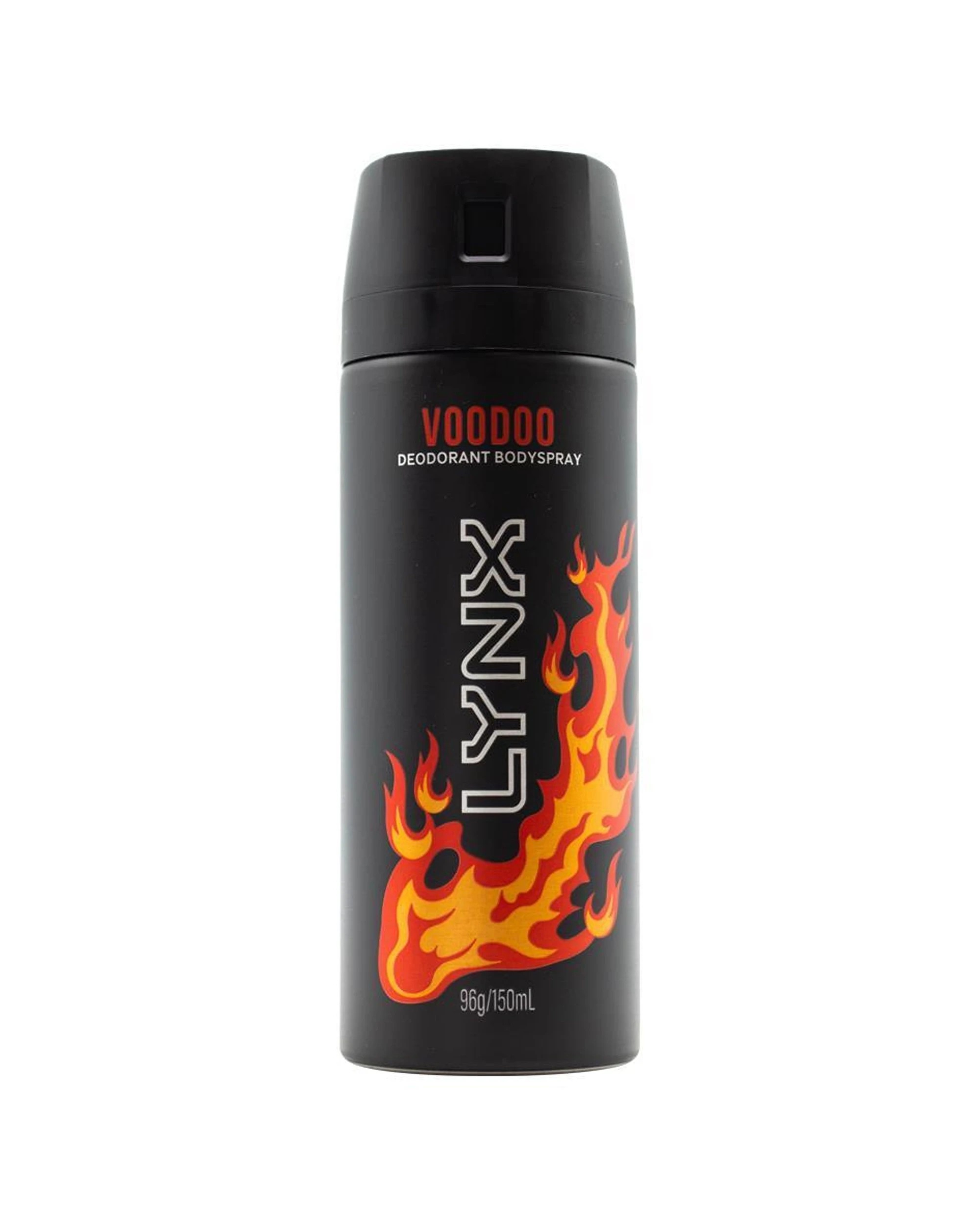 2 Lynx 6PK Deodorant Fragrance 150ml 48h Protection Bodyspray Voodoo - Black, 2 of 4