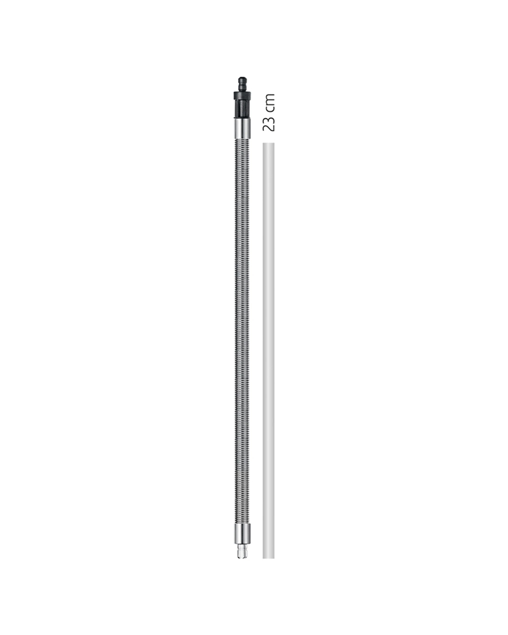 2 JURA Milk Feeding Pipe Stainless Steel Protective Casing For HP2 Model - Silver, 2 of 3