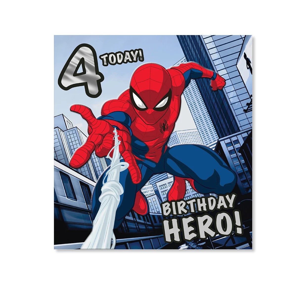 3 Hallmark 4th Birthday Card - Spider-Man, 3 of 3