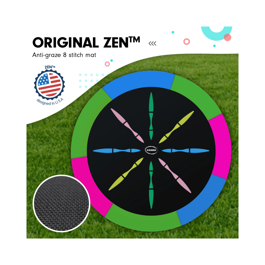 3 Kahuna Trampoline 6 Ft With Basketball Set - Rainbow, 3 of 9