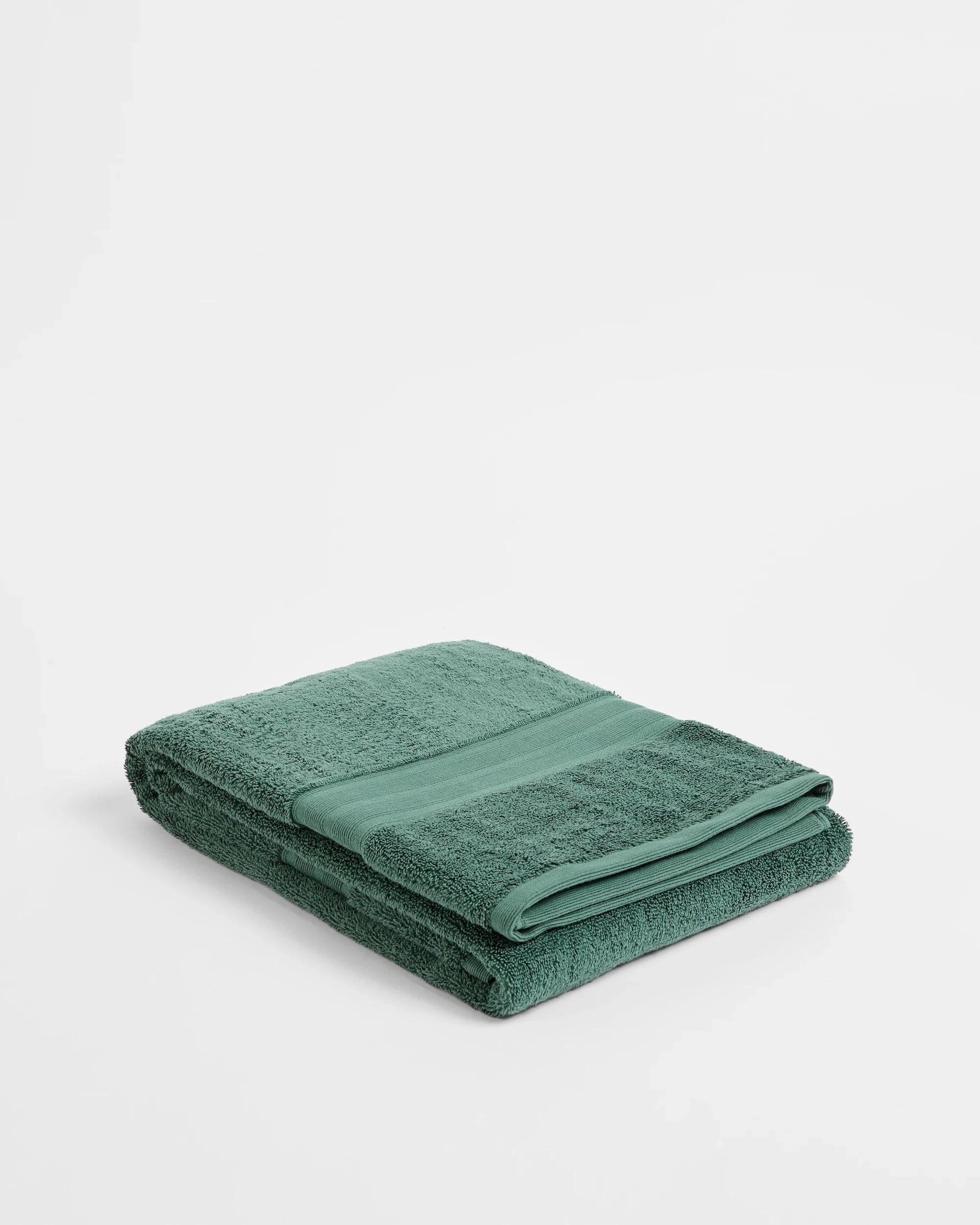 1 Grandeur Australian Cotton Bath Sheet - Green, 1 of 3
