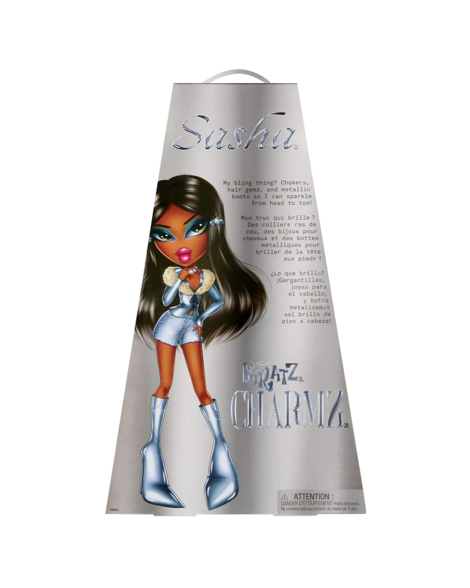 8 Bratz Charmz Sasha Fashion Doll, 8 of 10