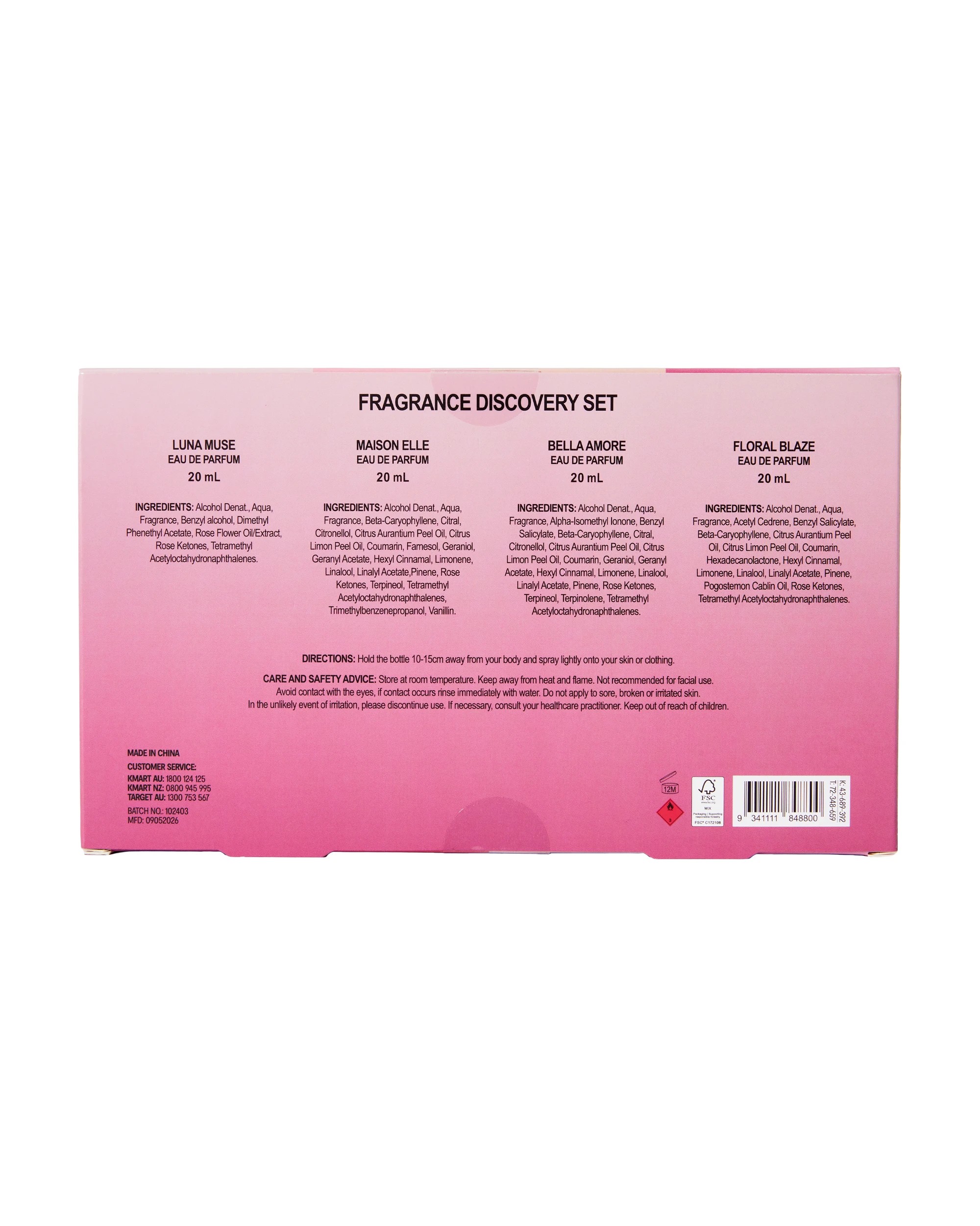 7 OXX Fragrance 4 Pack Fragrance Discovery Set, 7 of 7