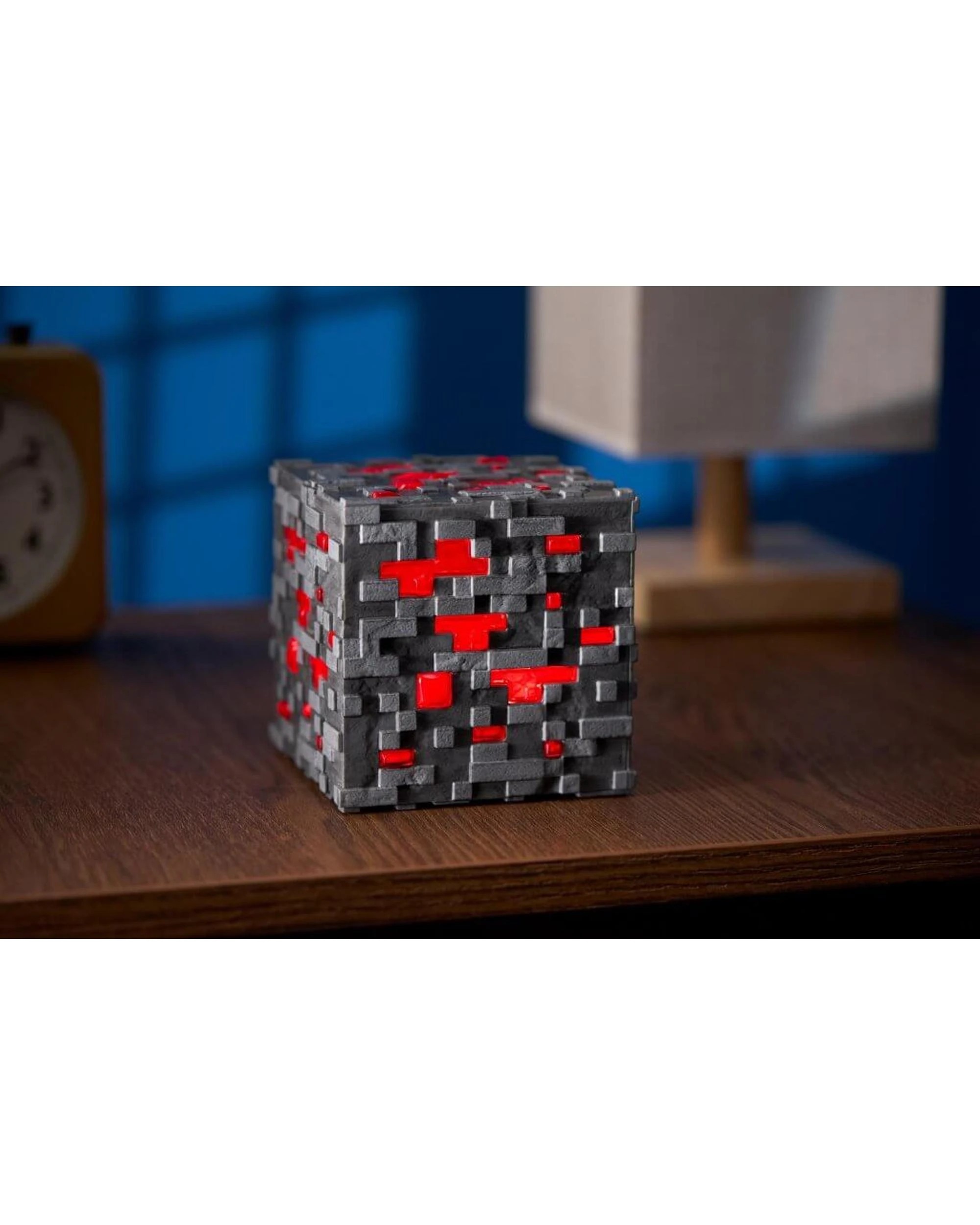 2 Minecraft Illuminating Redstone Ore Light-Up Collector Replica, 2 of 3