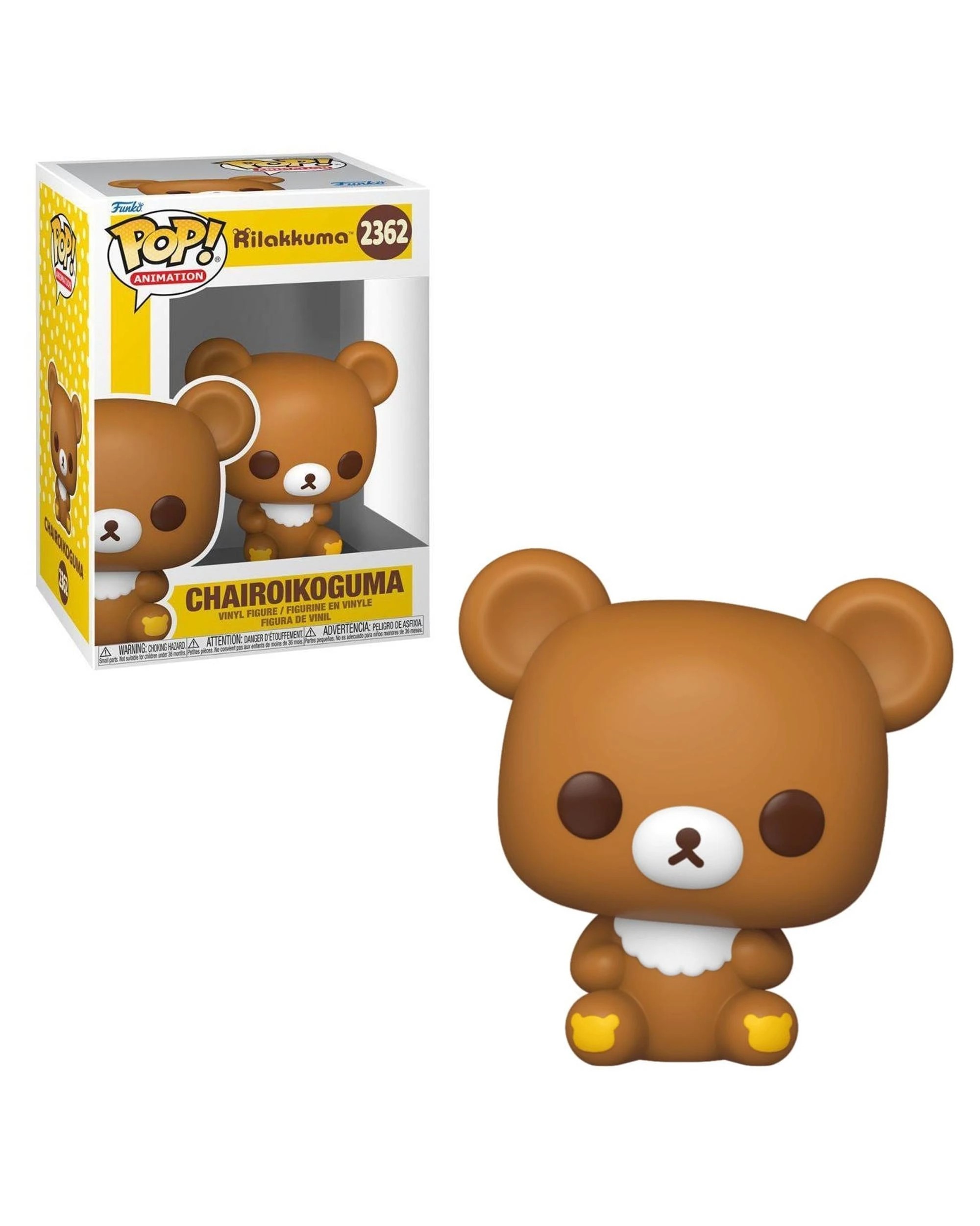1 Rilakkuma Chairoikoguma Funko POP! Vinyl, 1 of 3
