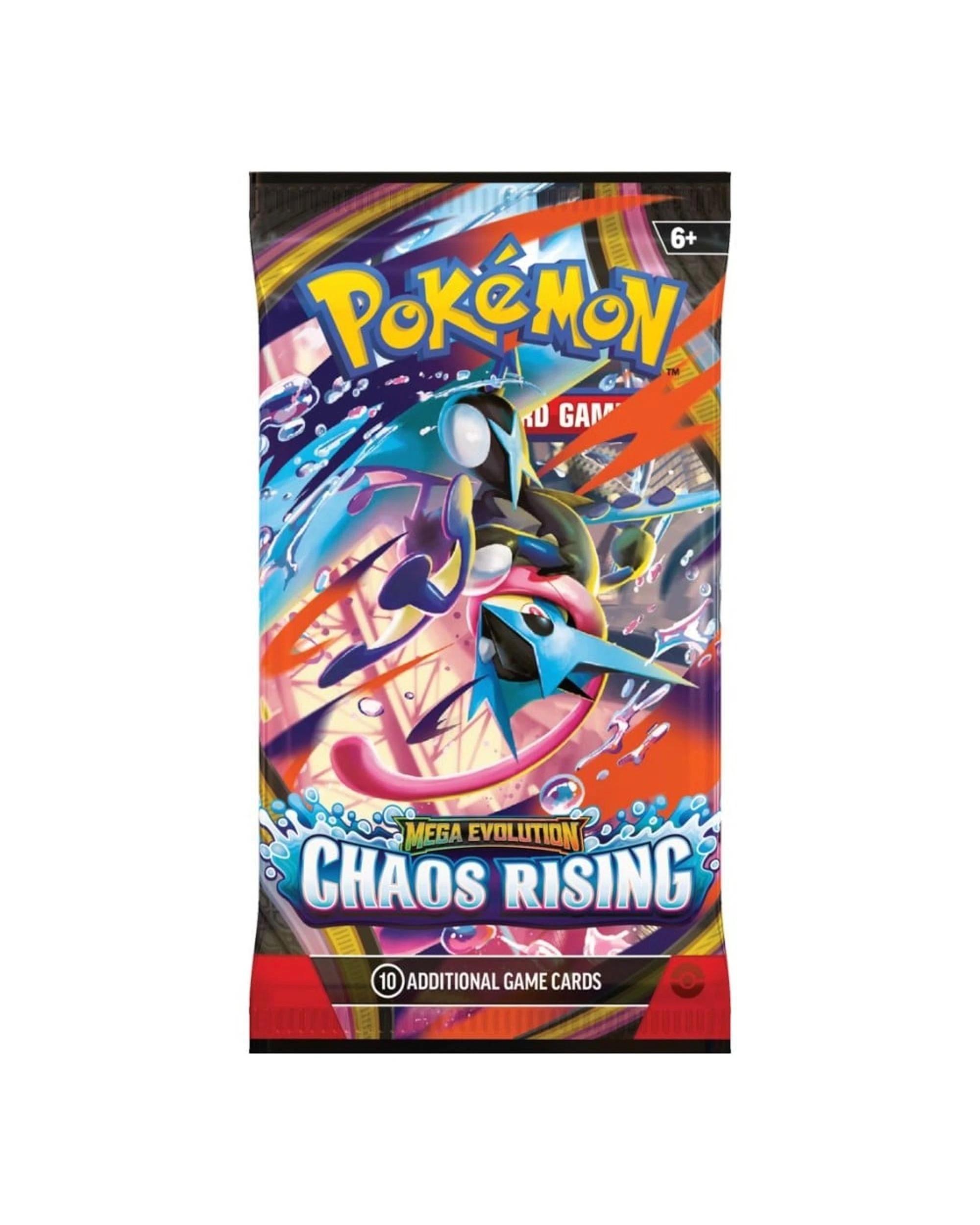 1 Pokemon TCG: Mega Evolution Chaos Rising Booster Pack, 1 of 1
