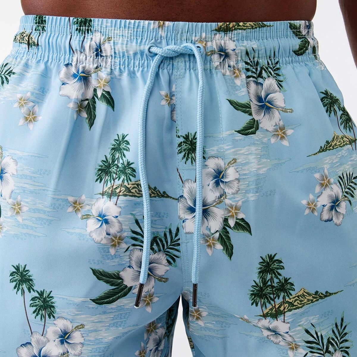 4 Long Length Boardshorts Blu Hawi, 4 of 7