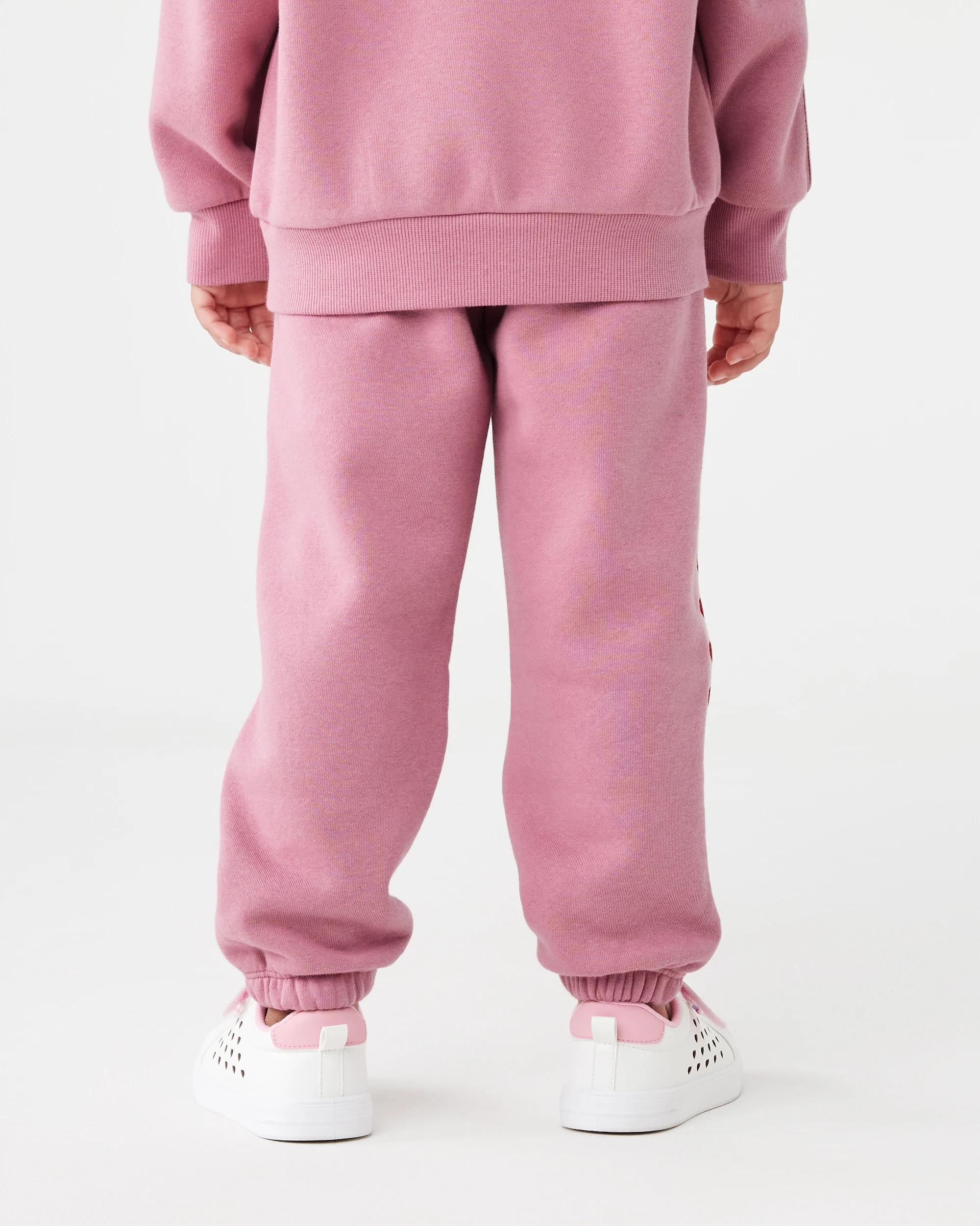 2 Tape Detail Trackpants Dust Rose, 2 of 6