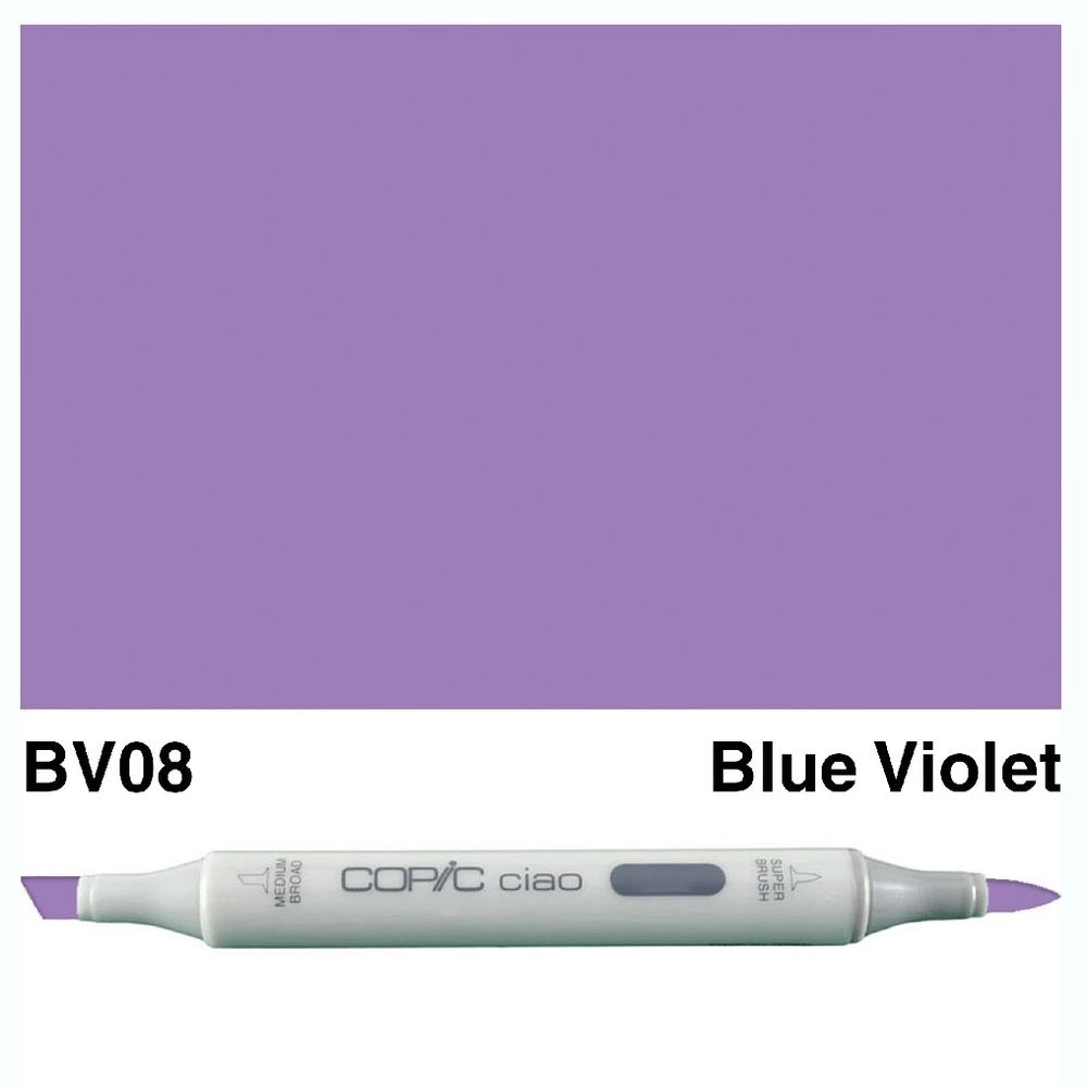 3 Copic Ciao Dual Nib Marker BV08 Blue Violet, 3 of 3