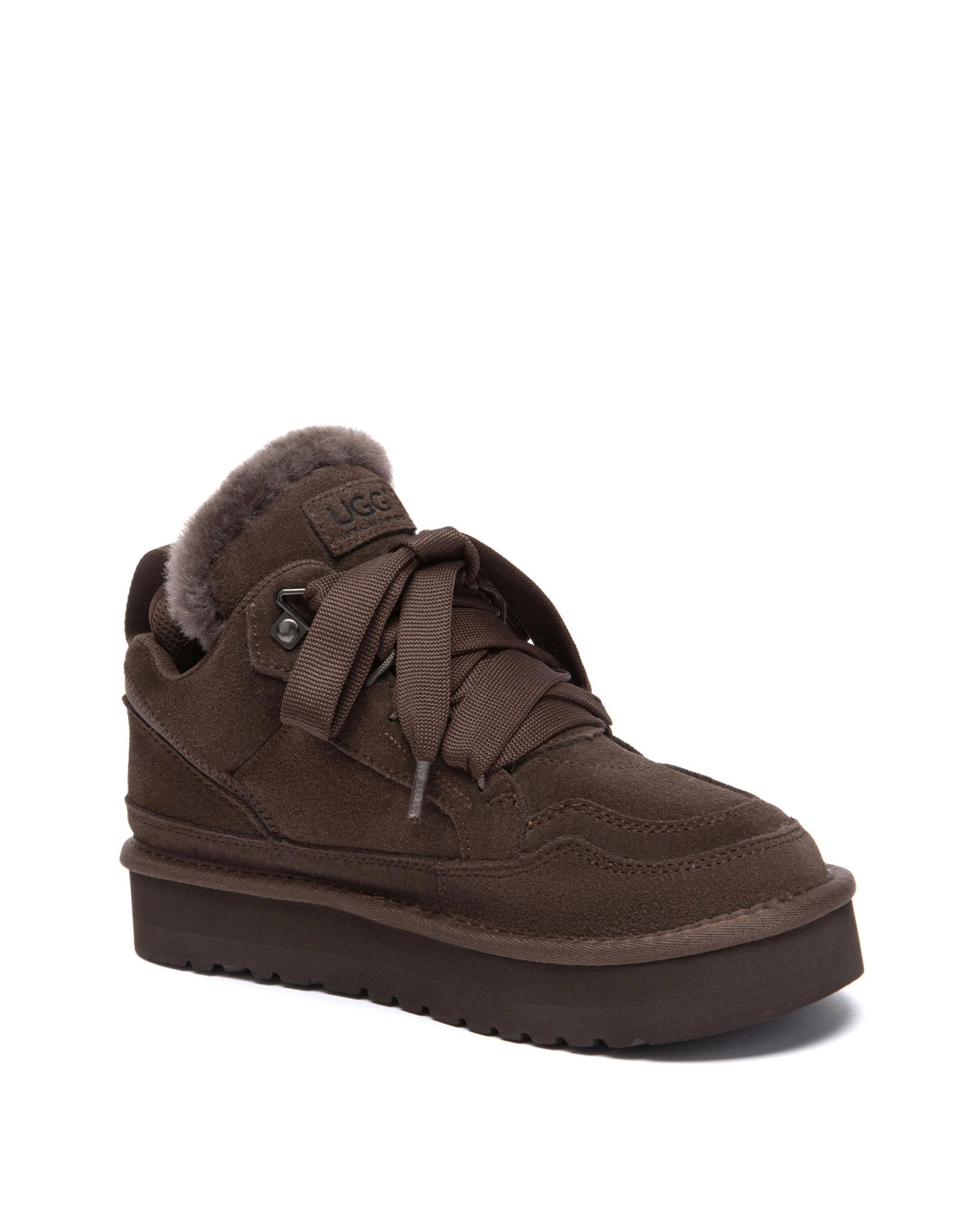 2 Australian Shepherd UGG Womens Parklyn Platform Sneakers CHOCOLATE, 2 of 5