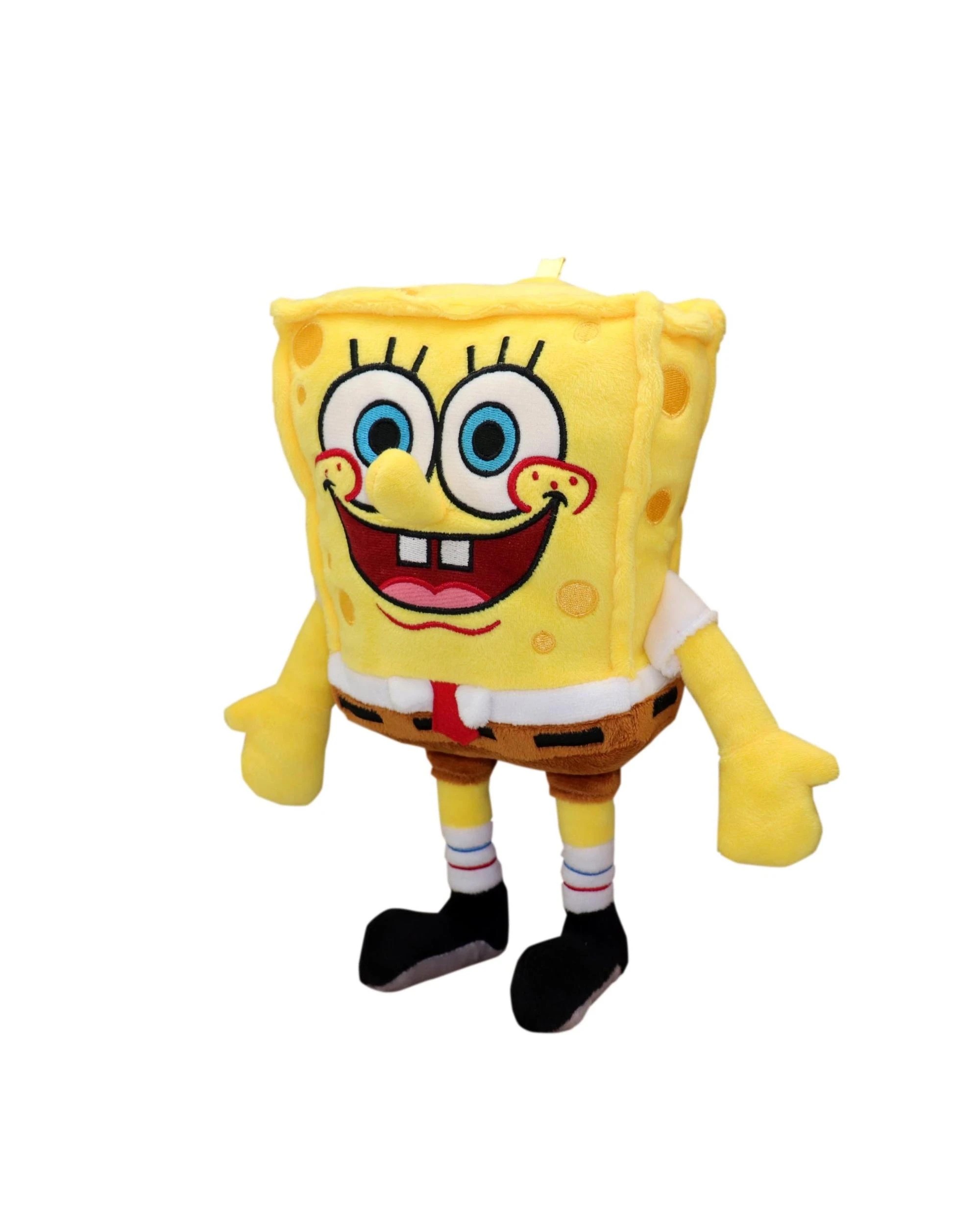 5 Resoftables SpongeBob SquarePants Spongebob and Patrick 10 inch Plush 2 Pack, 5 of 9