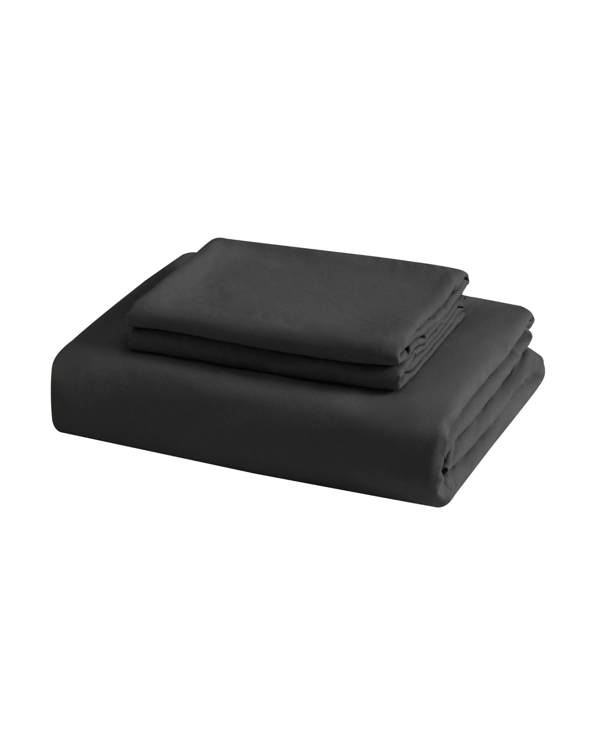 7 Dreamaker Superfine Washed Microfibre Quilt Cover Set - Double Bed - Black, 7 of 7