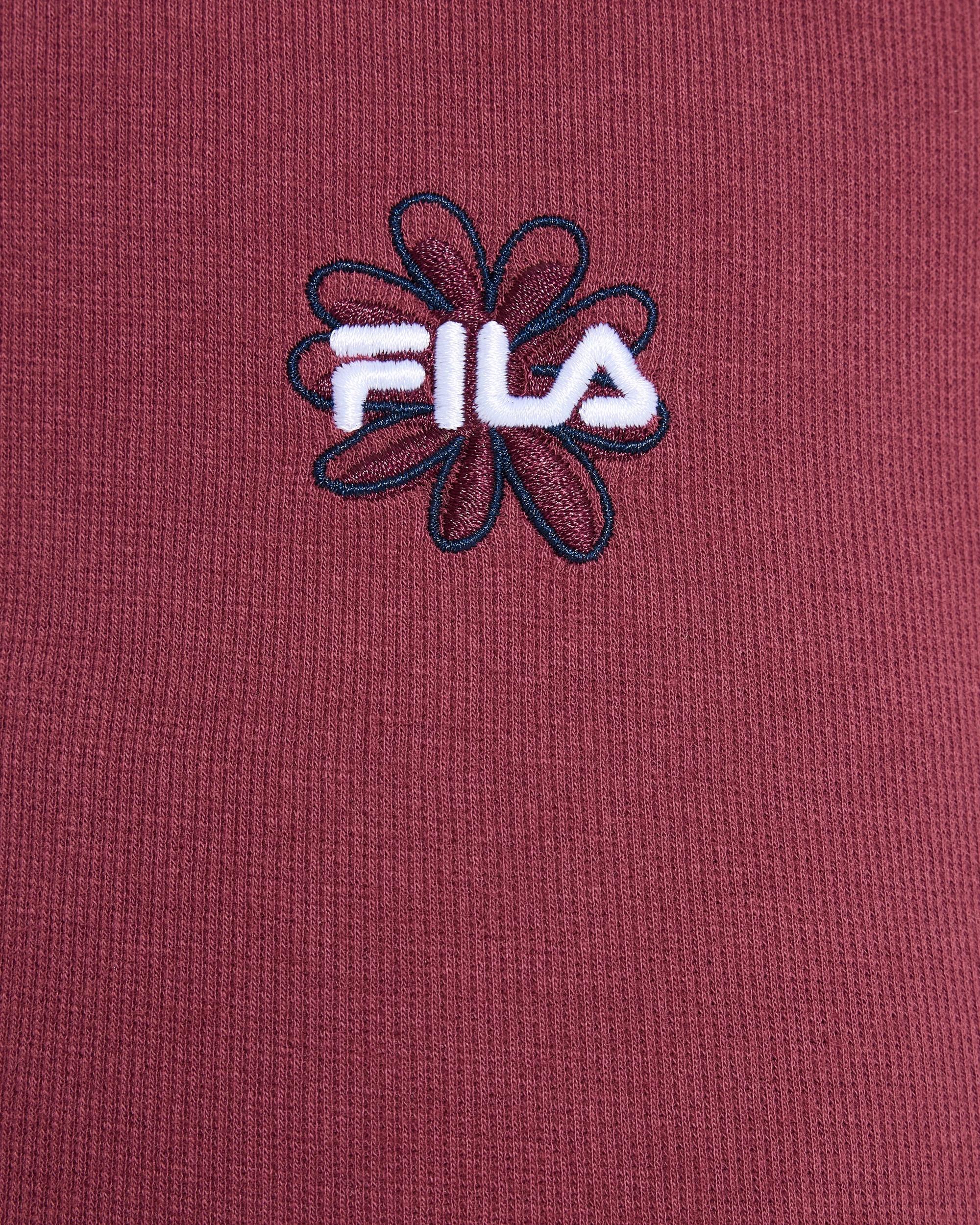 4 Aria Ribbed Tank - Fila BURGUNDY, 4 of 6