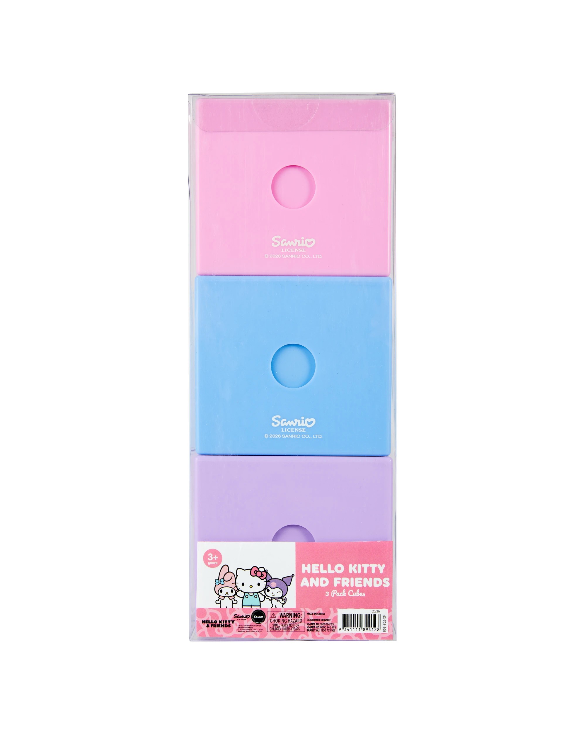 9 Sanrio Hello Kitty and Friends 3 Pack Cubes, 9 of 9