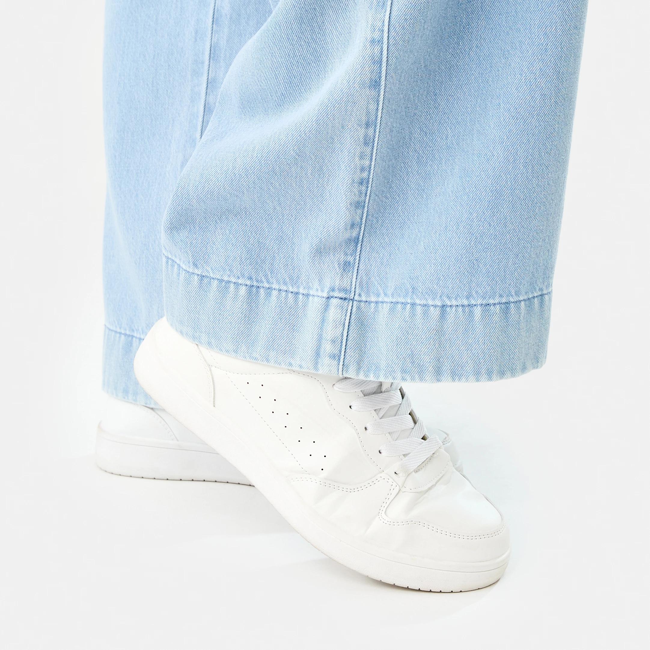7 Comfort Wide Leg Jeans LIGHT DENIM WASH, 7 of 9