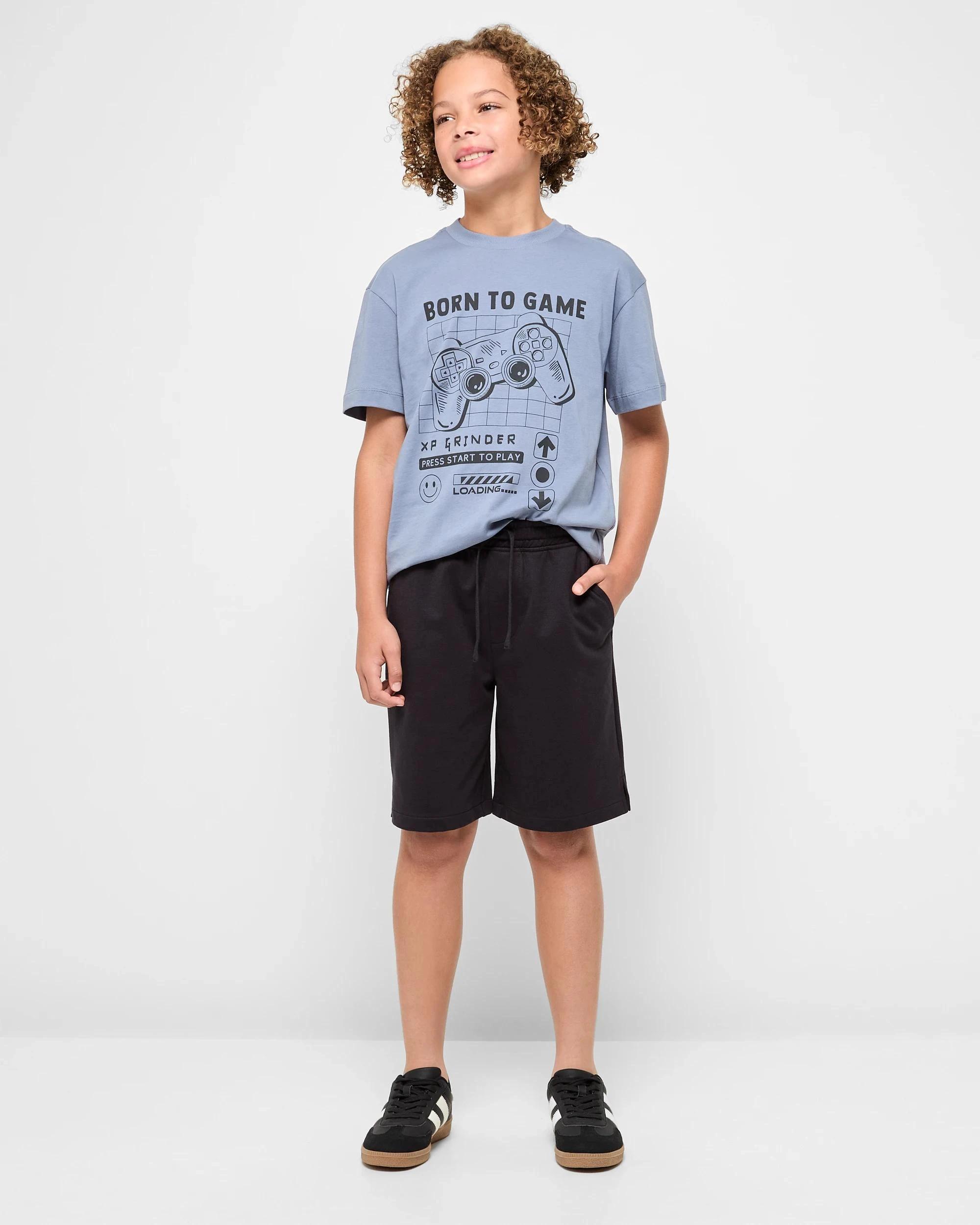 2 Target Australian Cotton Sweat Shorts BLACK, 2 of 5