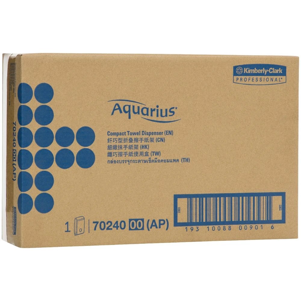 3 Kimberly-Clark Aquarius Compact Hand Towel Dispenser, 3 of 7