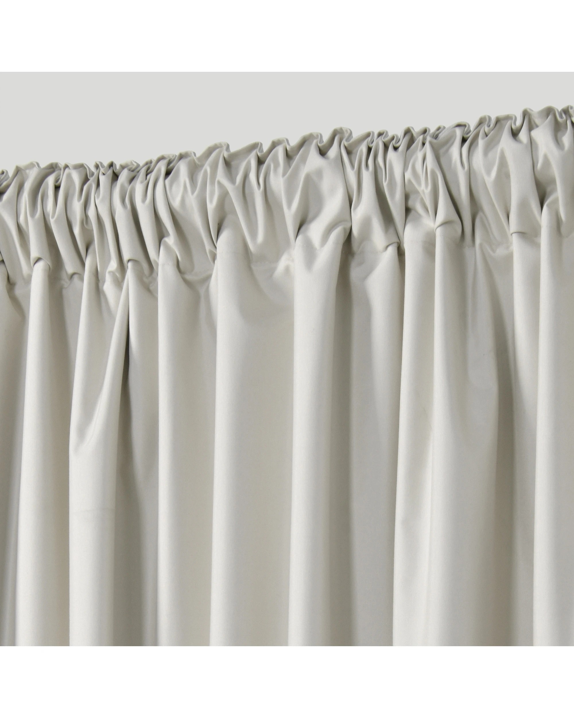2 Sherwood Home Orlando Blockout Multi Header Curtain Pair 225x223cm - Mist, 2 of 8