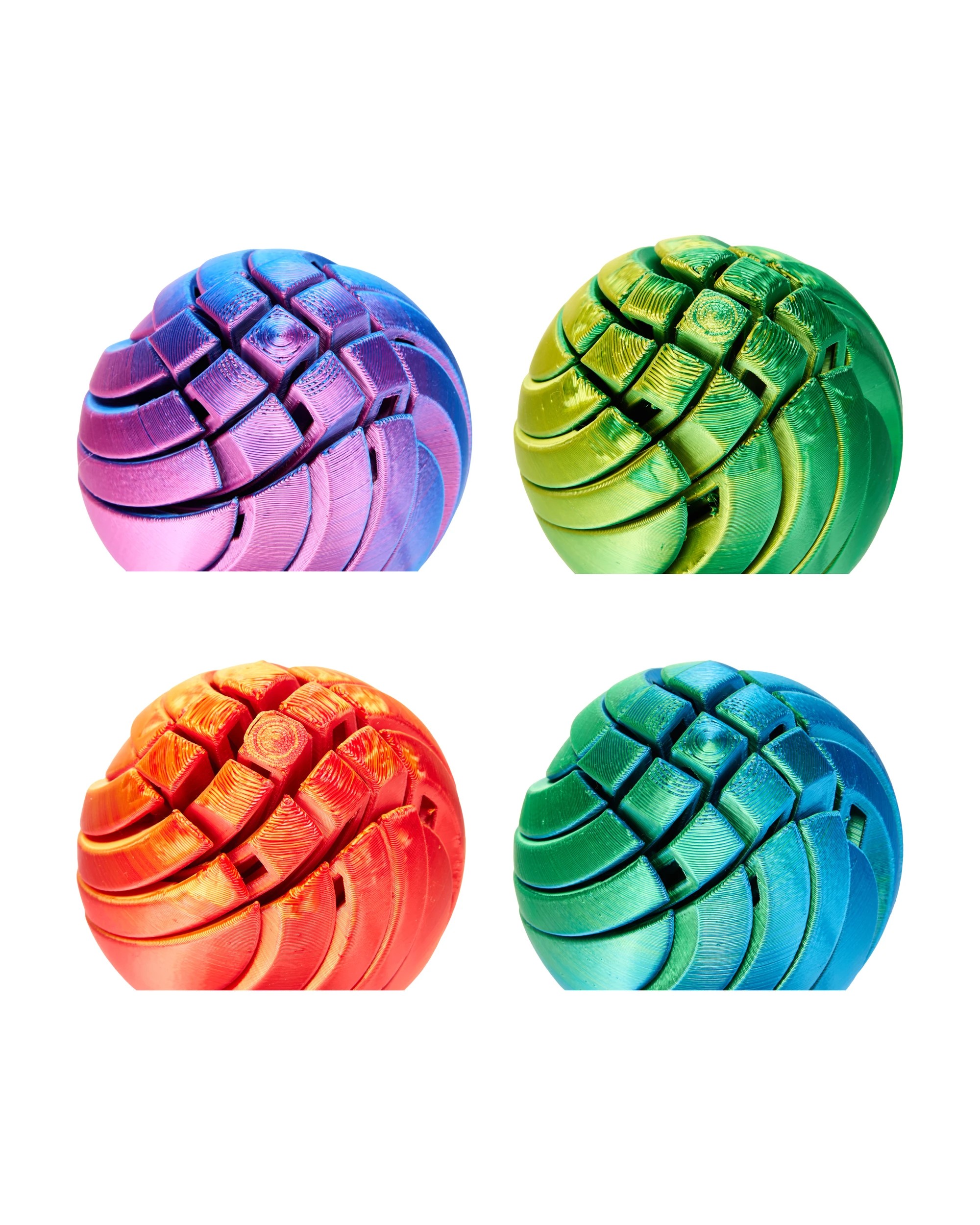 3 3D Fidget Ball - Assorted, 3 of 5