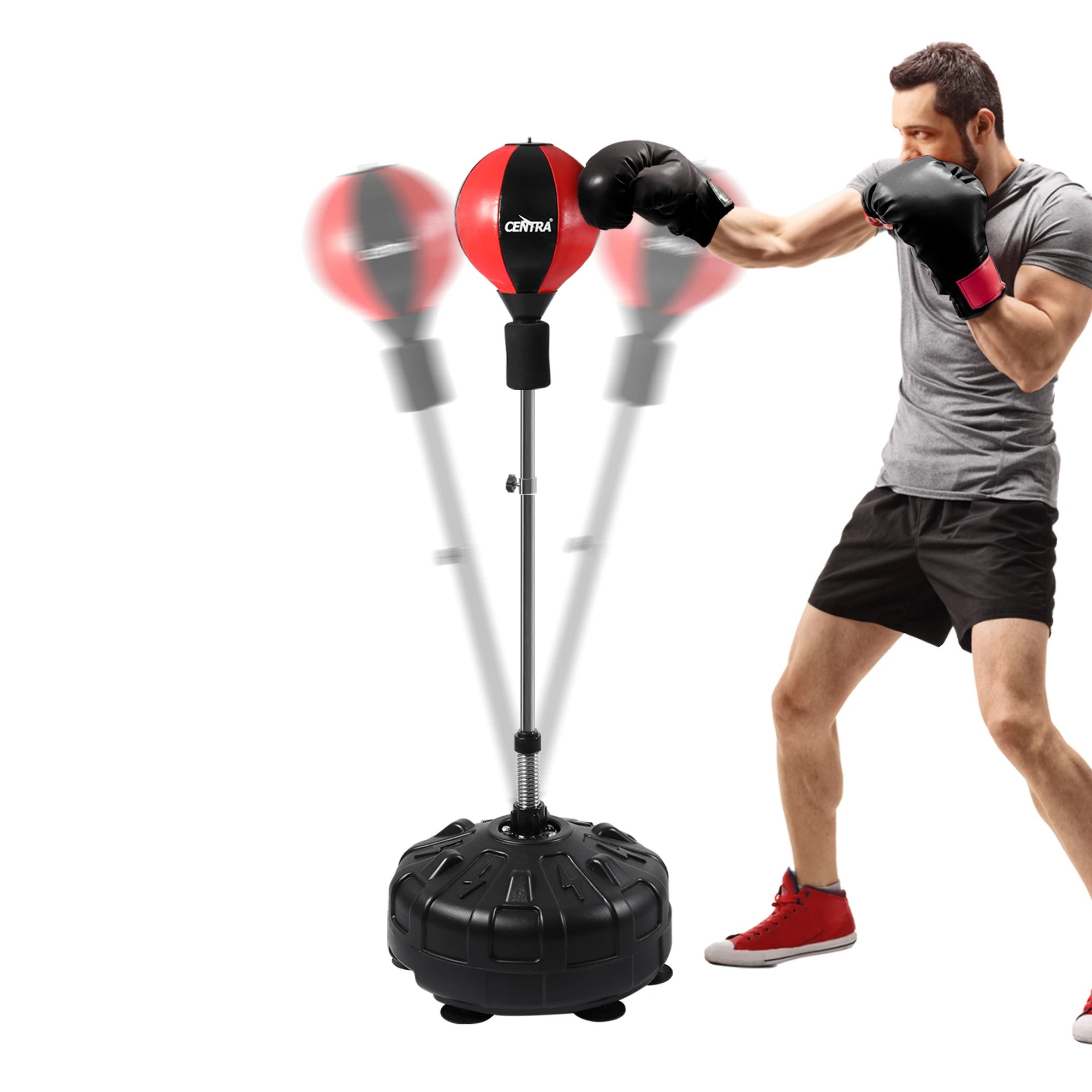 2 Centra Boxing Punching Bag Speed Ball Free Standing Reflect Reaction Training, 2 of 9