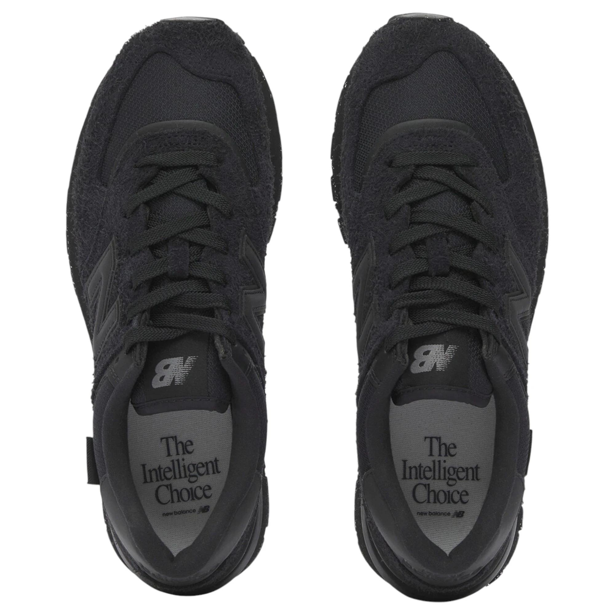5 New Balance Mens 574 Legacy Triple Black Athletic Shoes BLACK, 5 of 6
