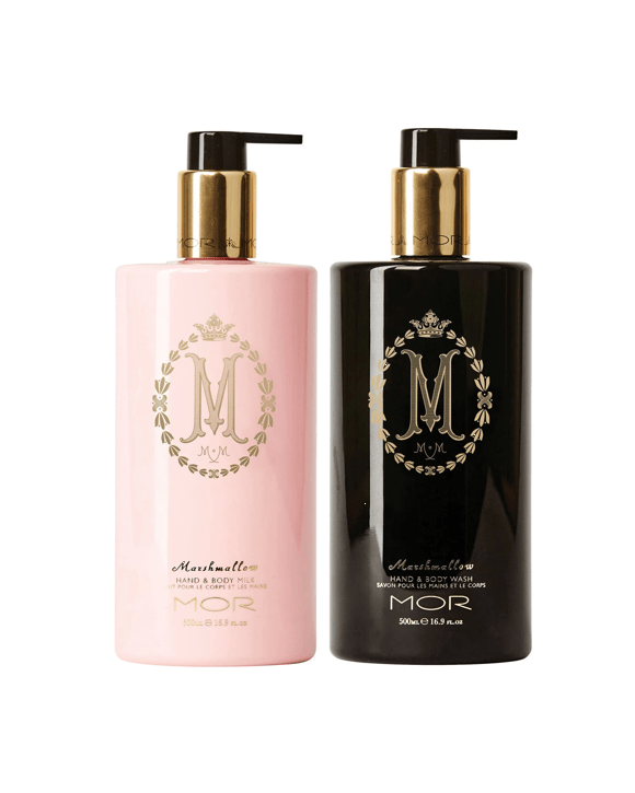 MOR Marshmallow Hand & Body Milk and Hand & Body Wash Set - Pink