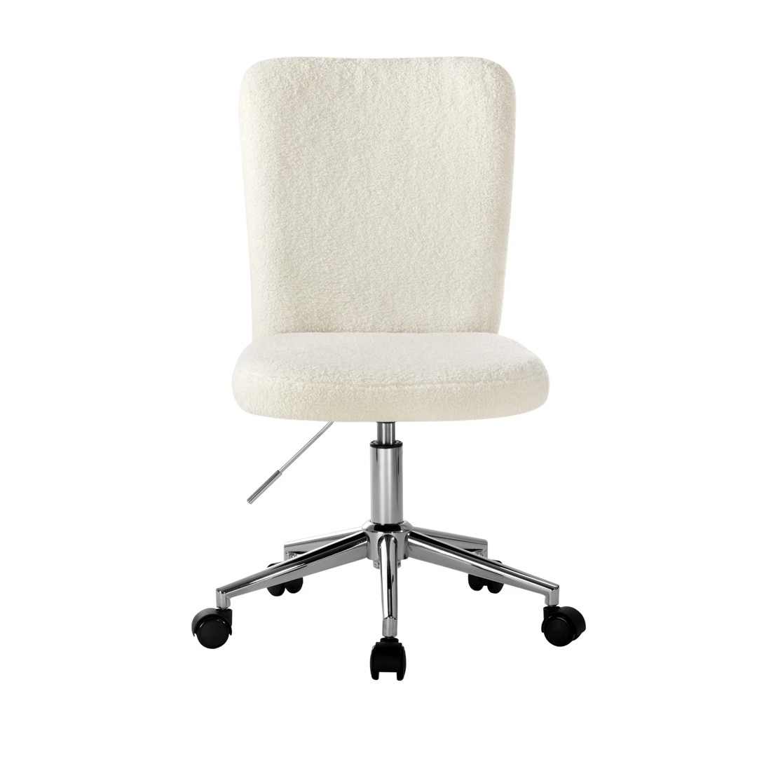 5 Oikiture High Back Armless Home Office Chair Boucle
 - Multi, 5 of 10