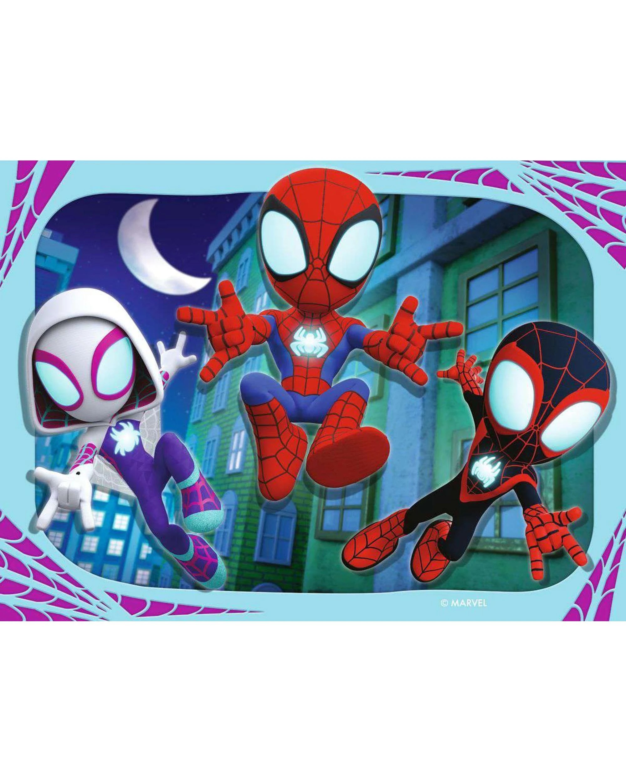 5 Ravensburger Spidey and His Amazing Friends 4 in A Box 12, 16, 20, 24 Piece Jigsaw Puzzle, 5 of 5
