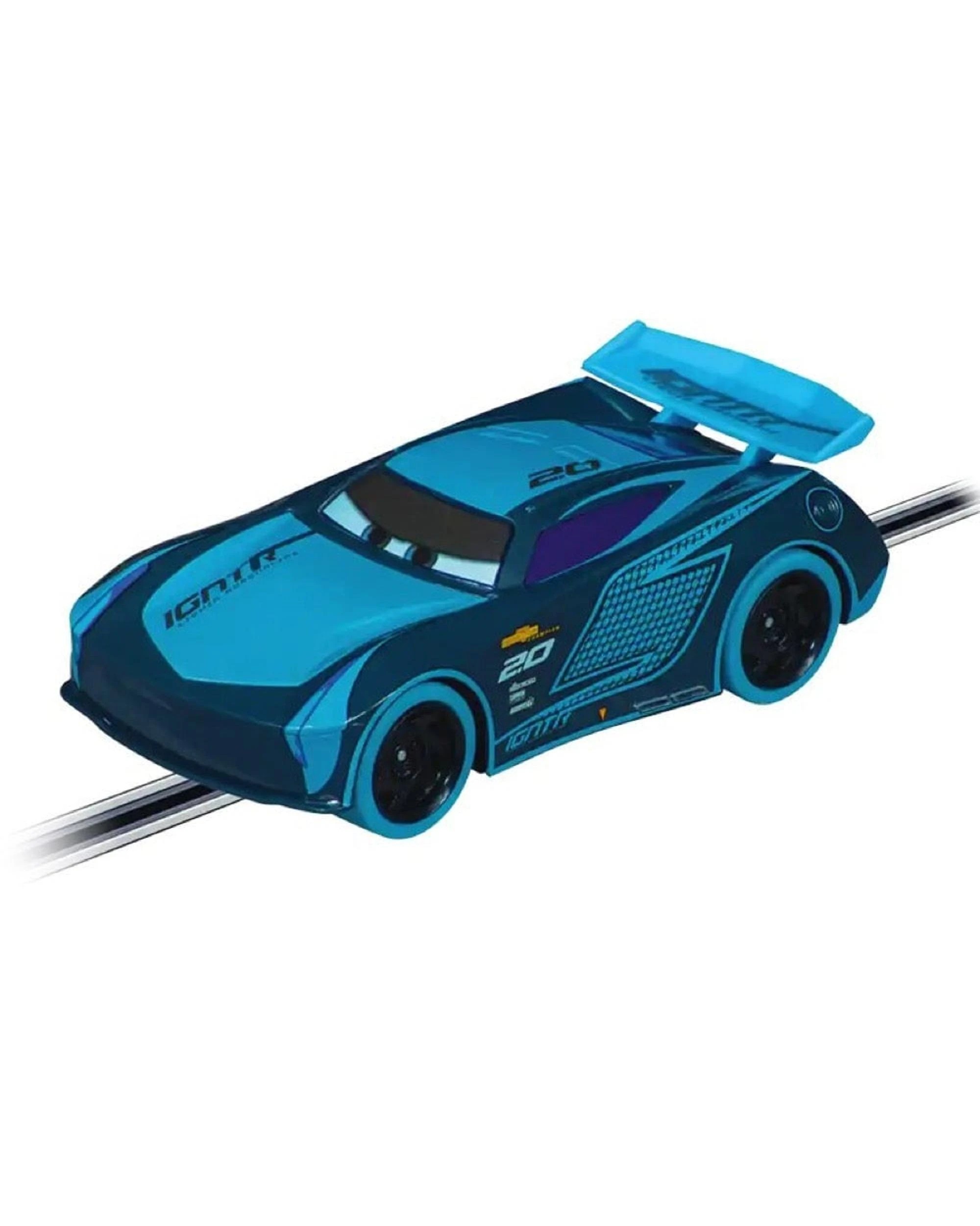 2 Carrera Go!!! Disney Cars Glow Racers 1:43 Slot Car Set, 2 of 5