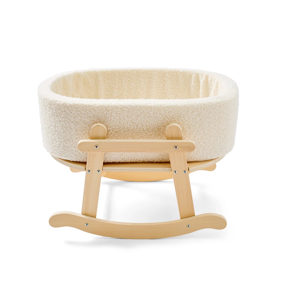 3 3 Piece Wooden Boucle Bassinet, 3 of 9