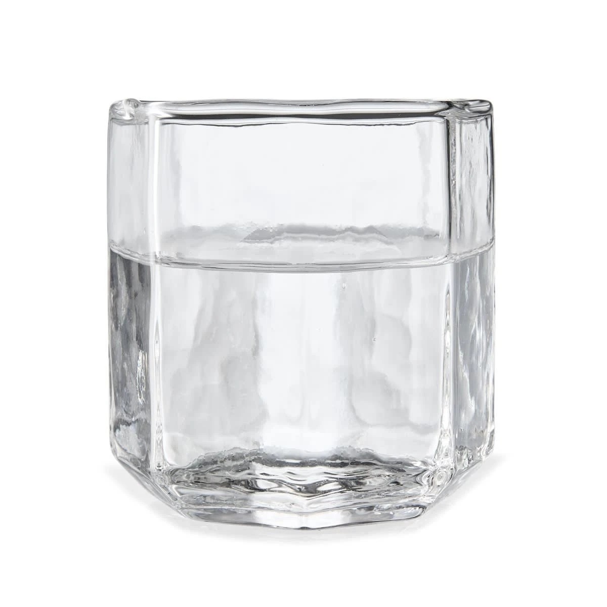 3 6 Clear Octagon Tumbler Glasses, 3 of 6