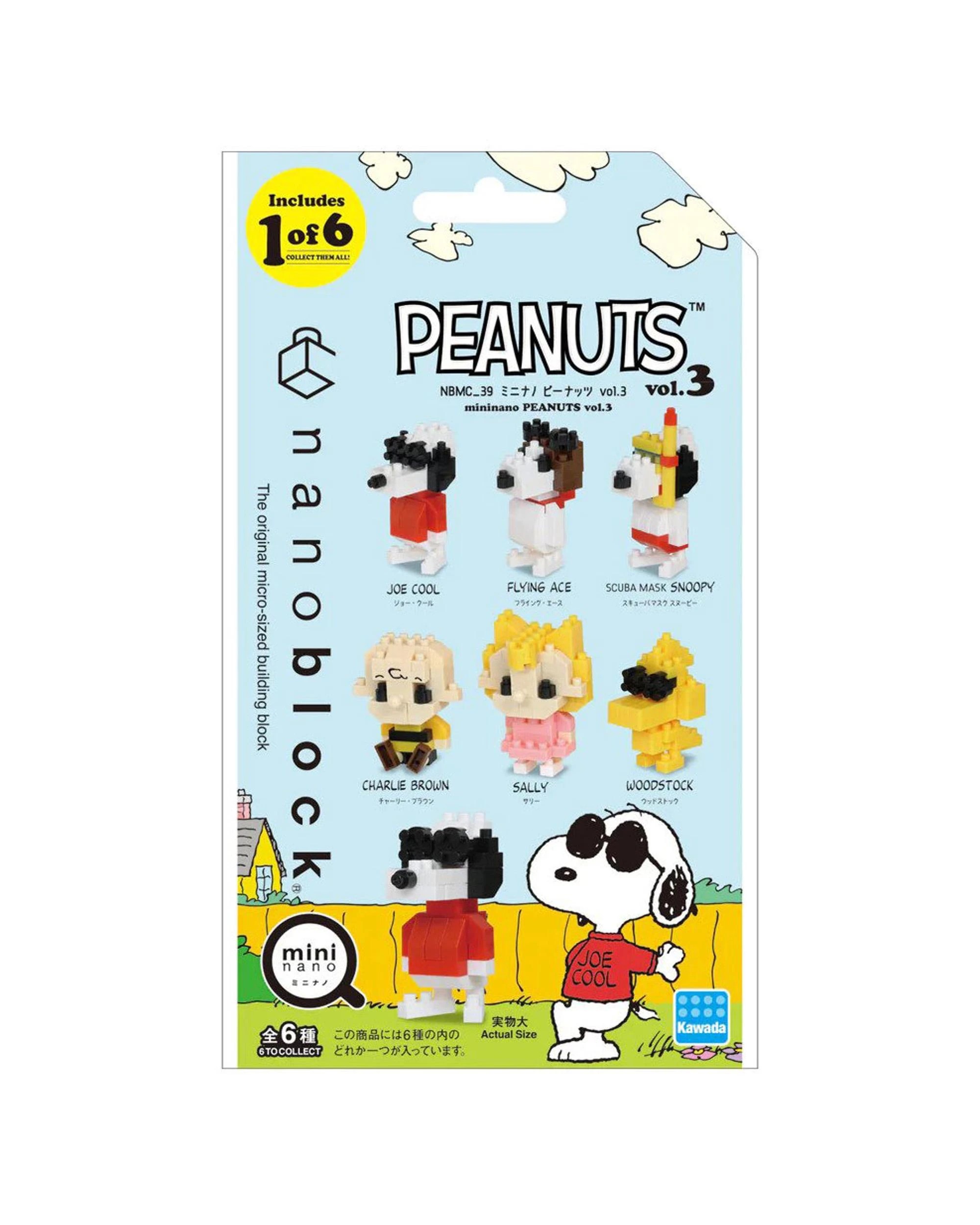 1 Nanoblock Mininano Peanuts Vol. 3 Blind Bag, 1 of 3