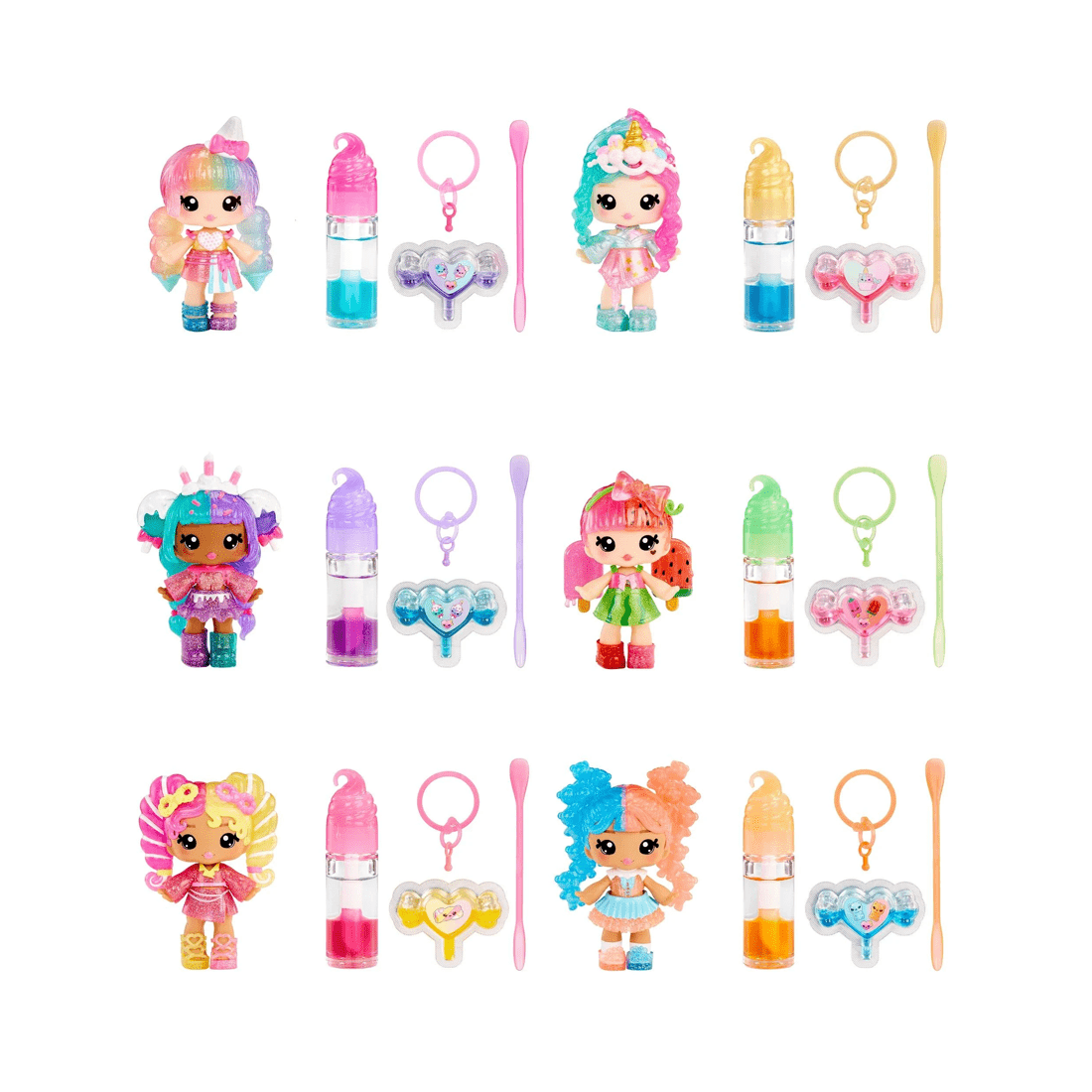 2 Yummiland Lip Gloss Dolls: Mystery Colour Change - Assorted - Multi, 2 of 4