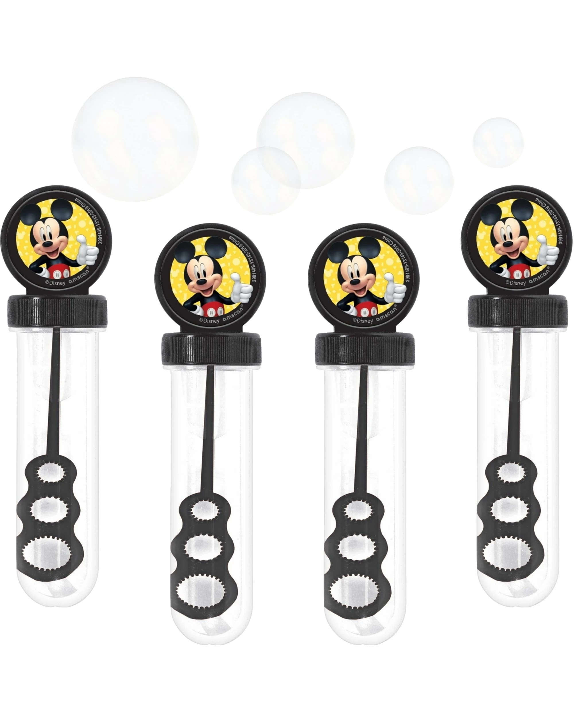 1 Amscan Mickey Mouse Forever Bubble Tube Set Pack of 4 - Black, 1 of 1