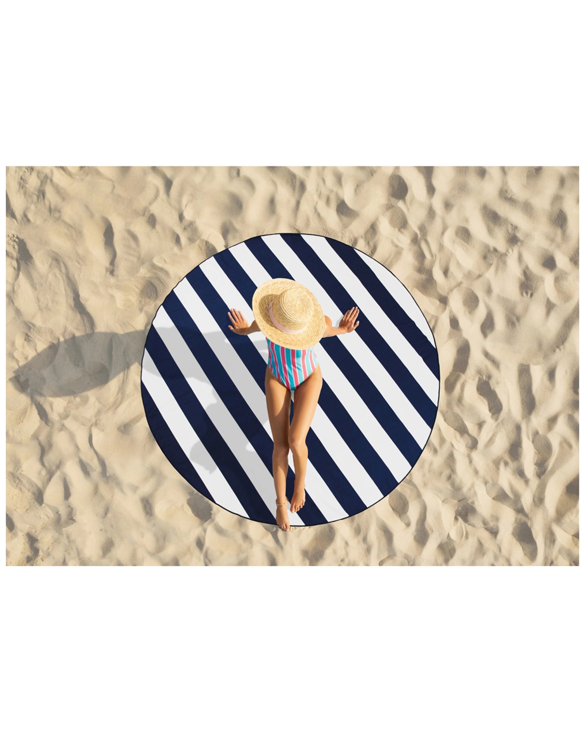 3 ARDOR Alana Round Beach Towel 160cm Quick Drying Printed Machine Washable, 3 of 4