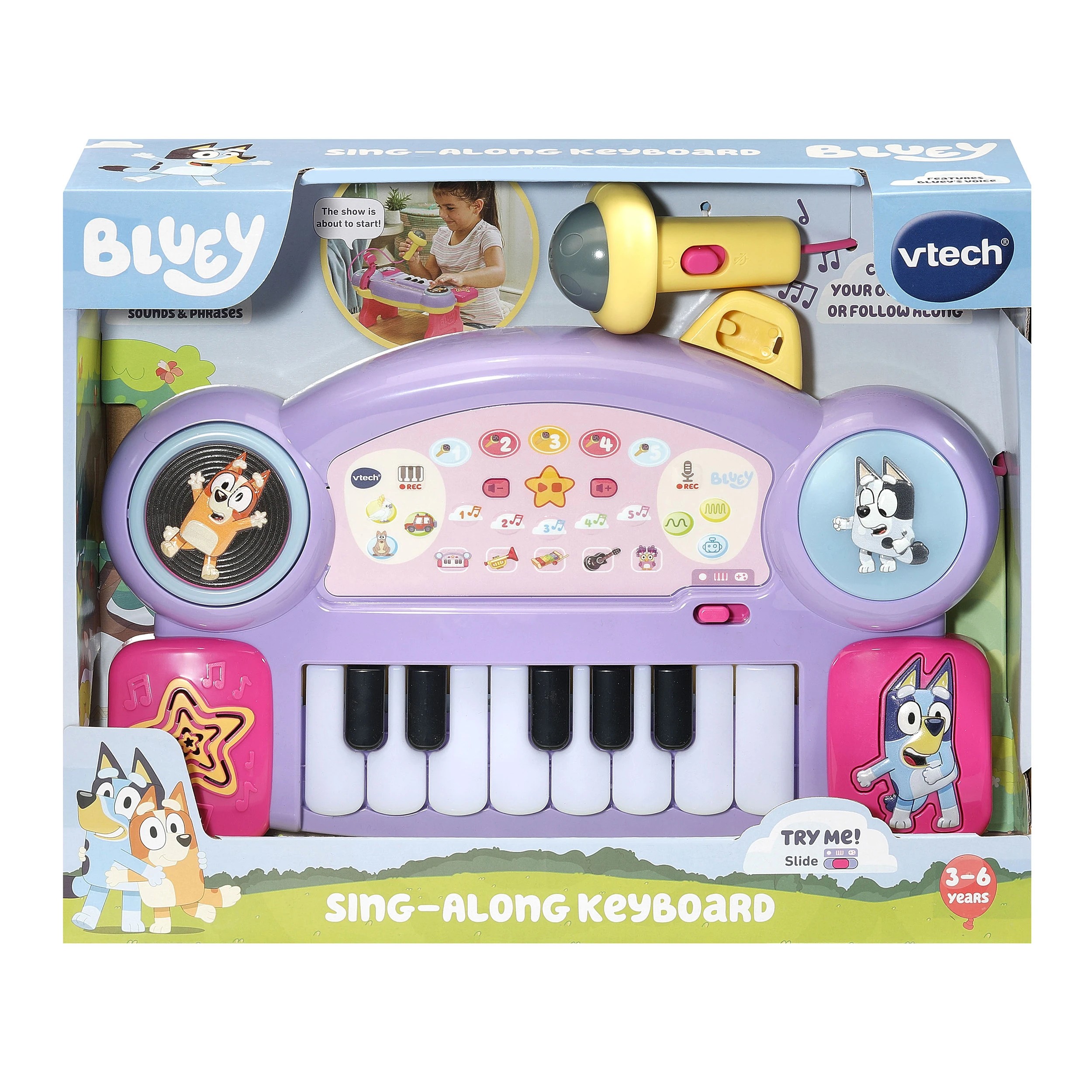 1 VTech Bluey Sing - Along Keyboard - Multi, 1 of 4
