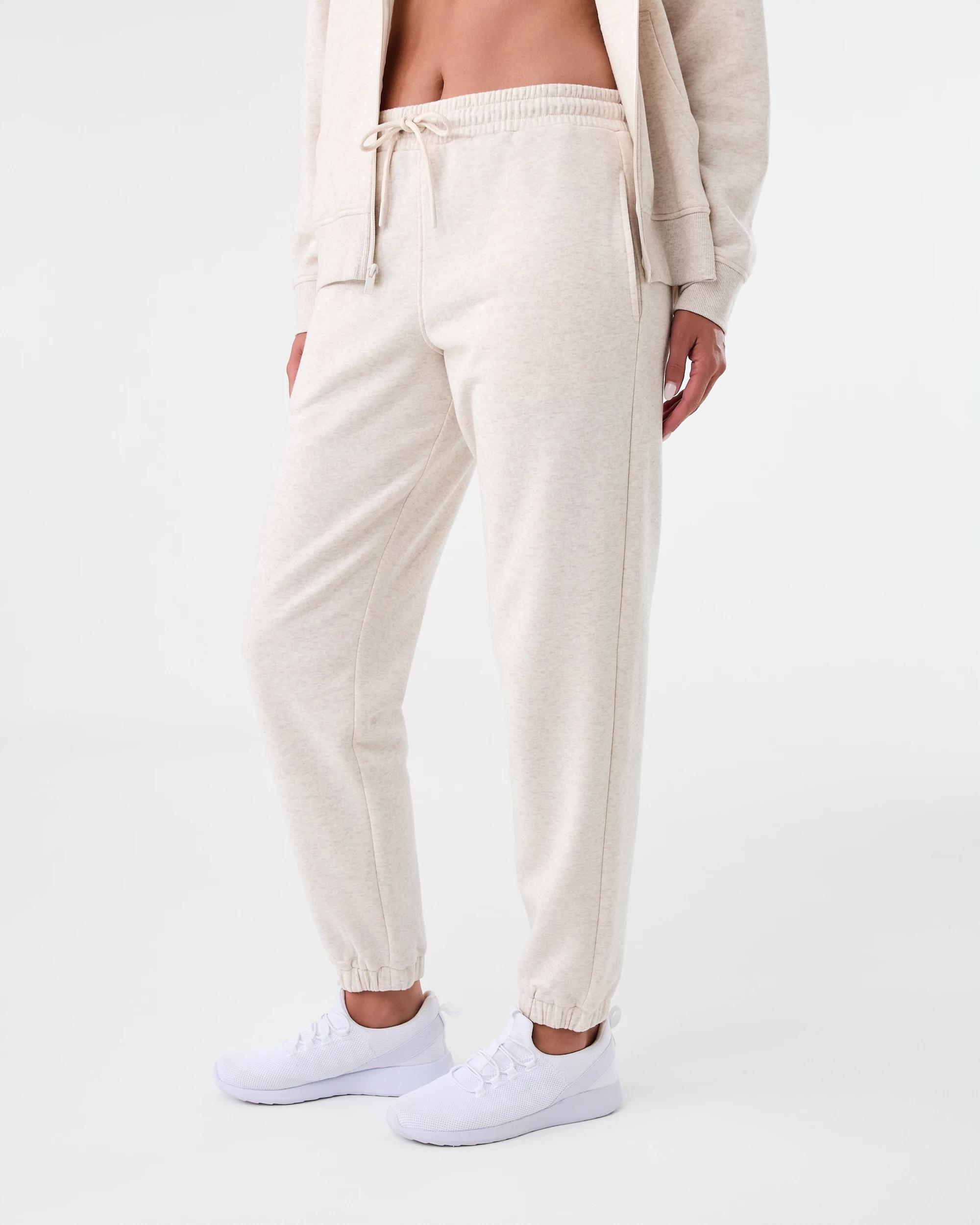 2 Active Womens Essential Cuff Trackpants Oatmeal, 2 of 6