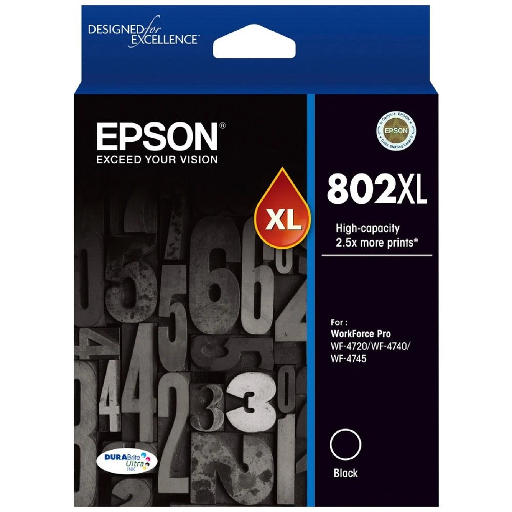 1 Epson 802XL Ink Cartridge Black, 1 of 1