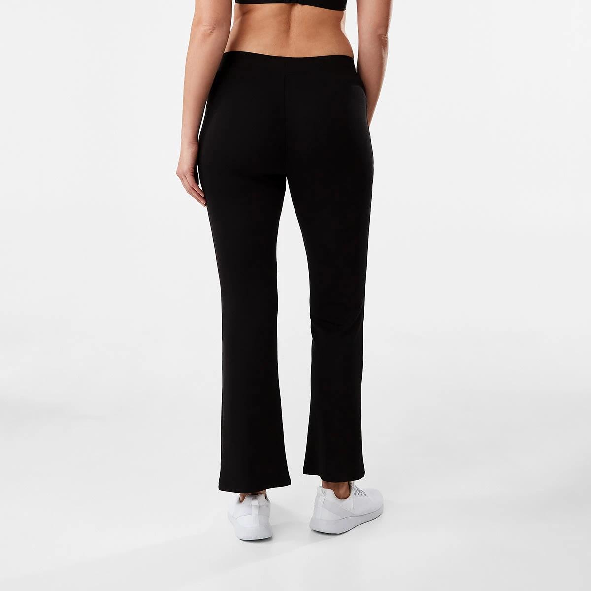 3 Active Womens Kick Flare Trackpants BLACK, 3 of 5